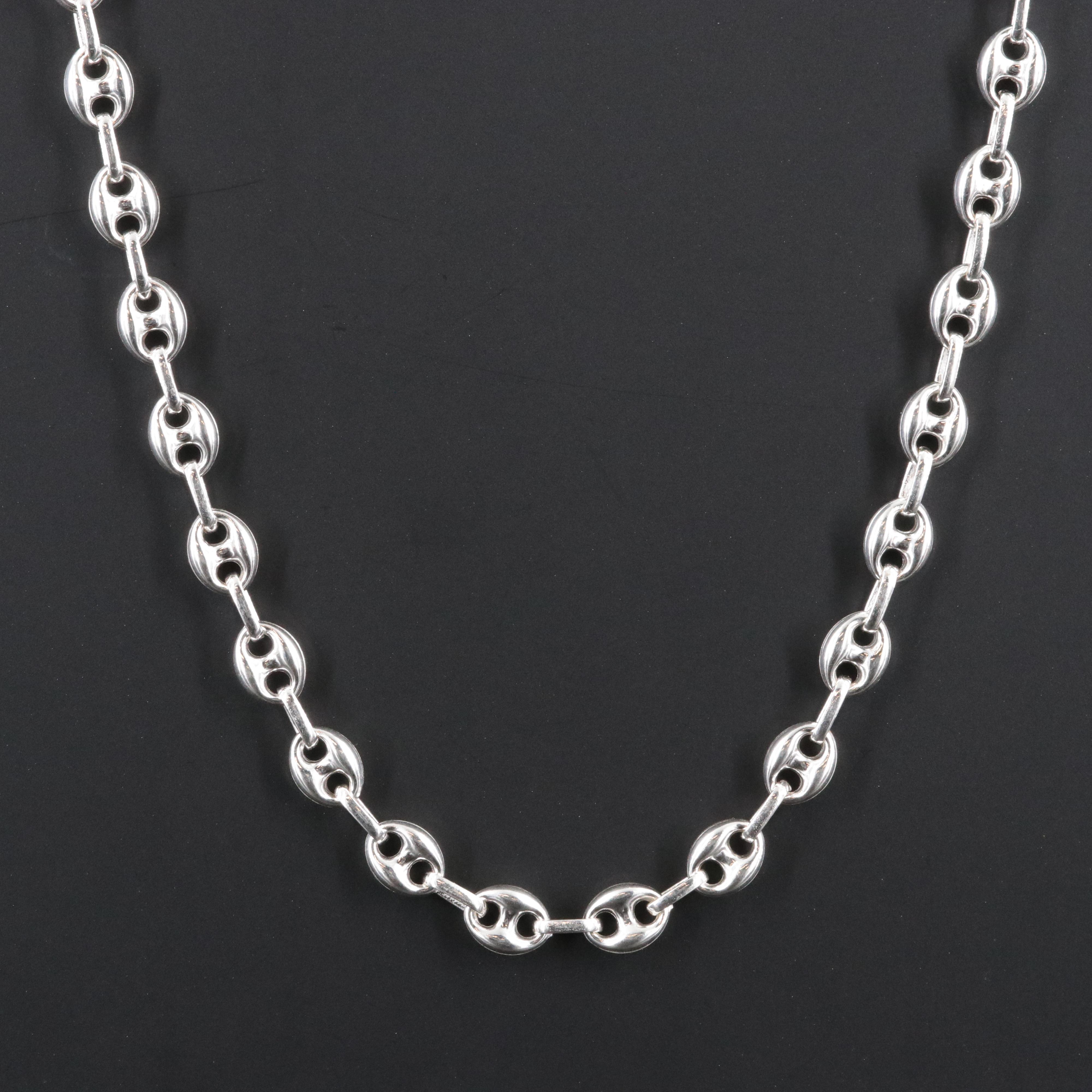 Sterling Mariner Chain Necklace