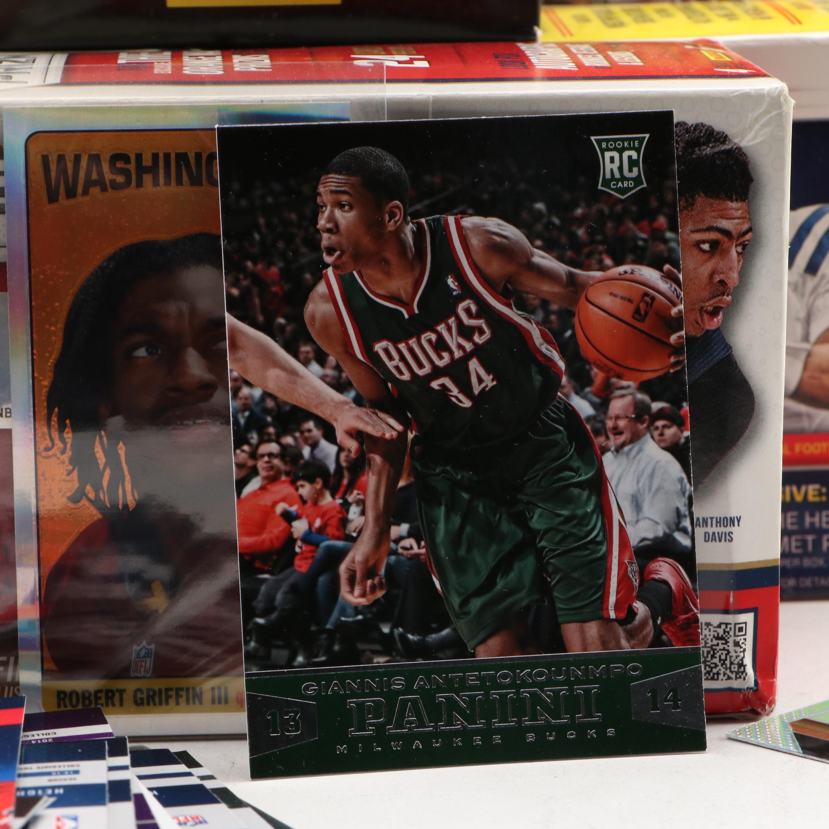 Prizm with Other Sports Cards Featuring Giannis Antetokounmpo Rookies and More
