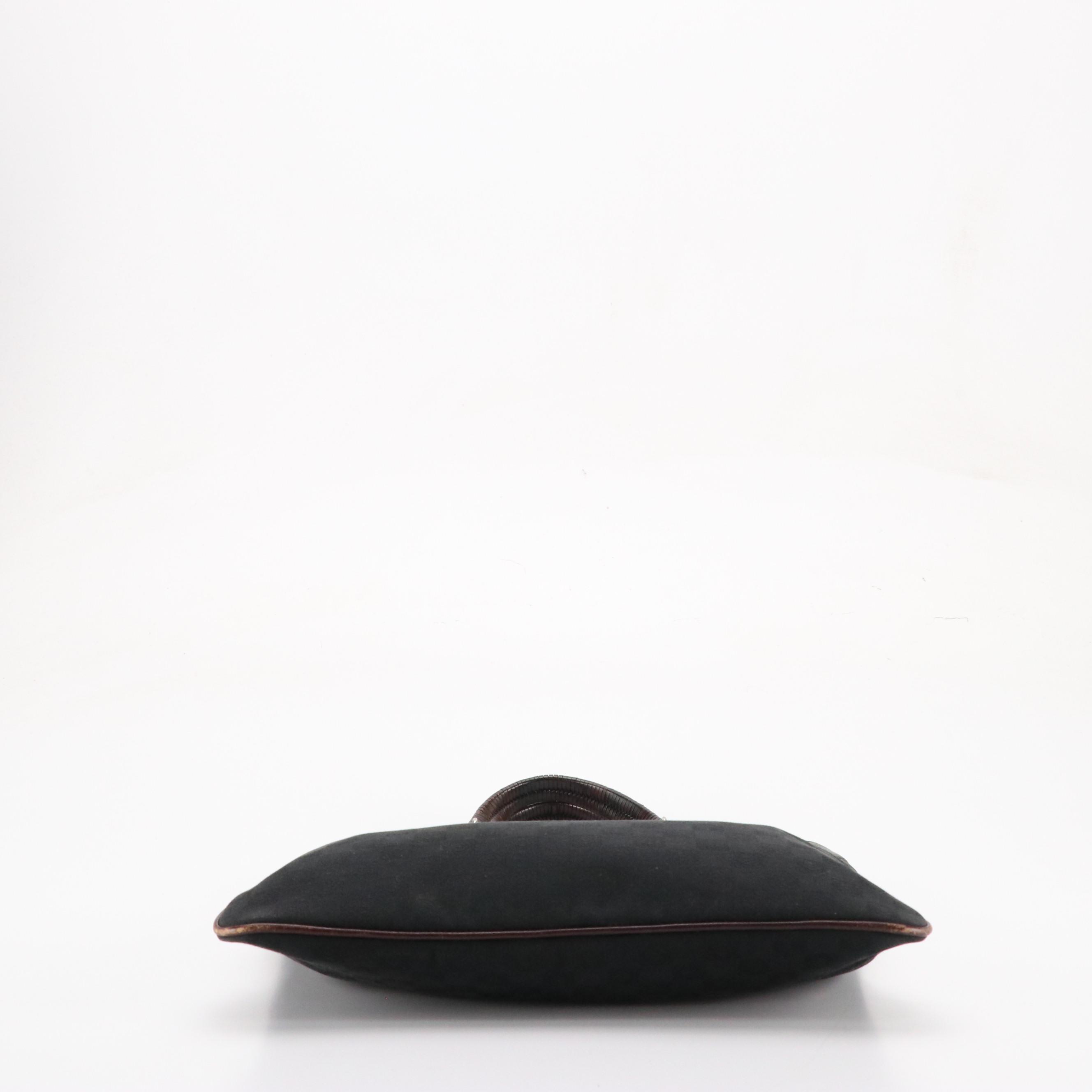 Loewe Anagram Jacquard Canvas Tote Bag with Brown Leather Trim