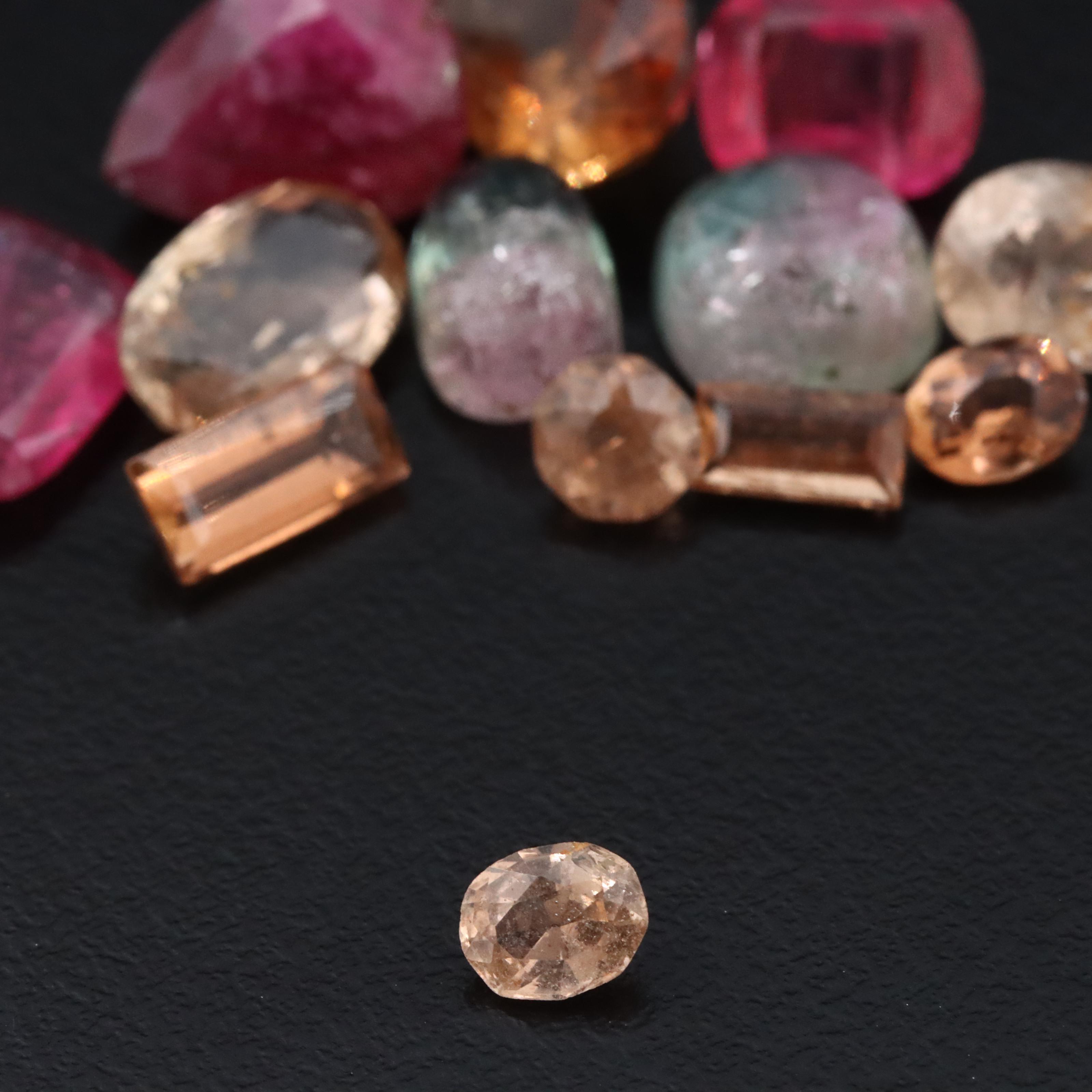 Loose 25.68 CT Tourmalines