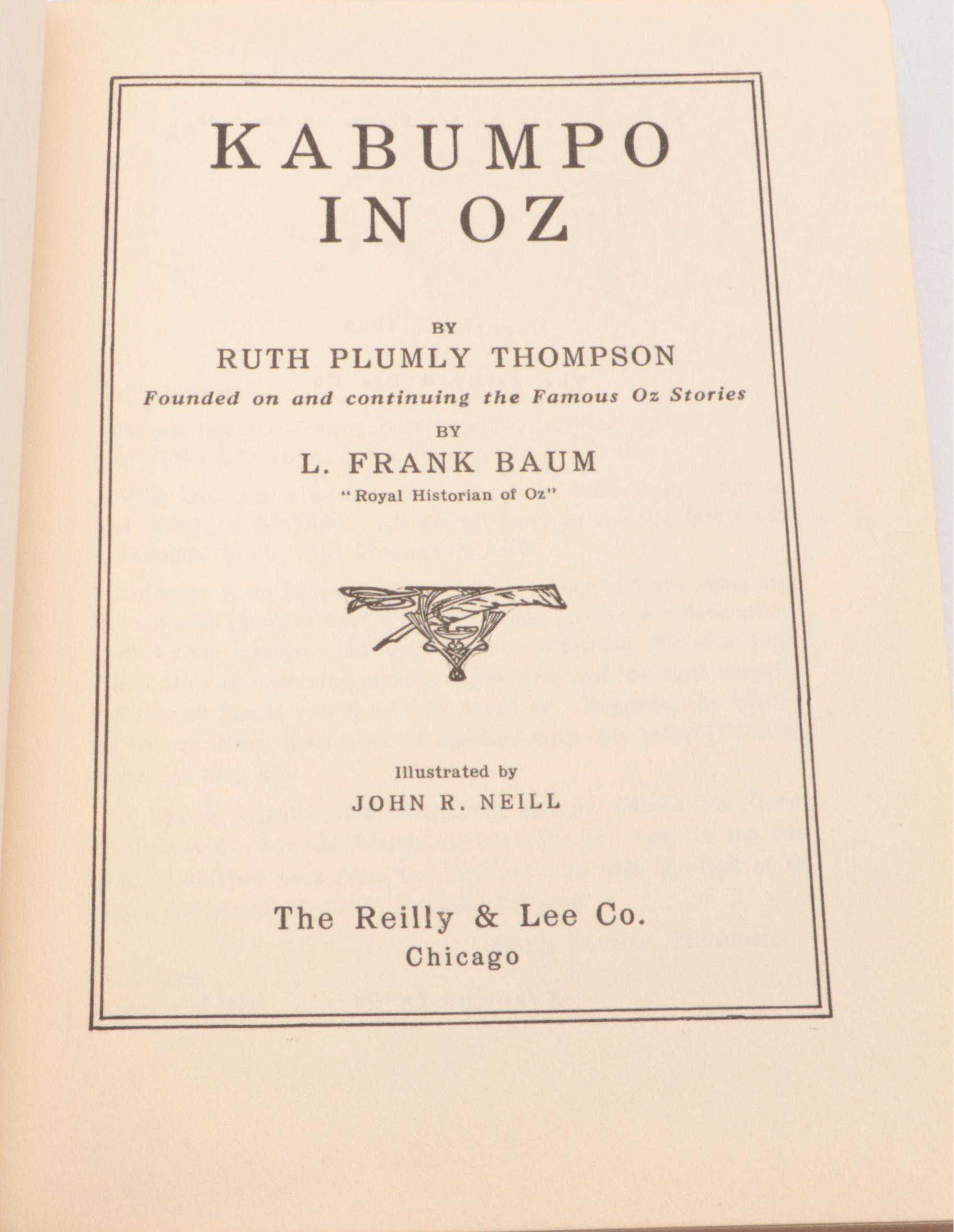 "The Lost King of Oz," "Speedy in Oz," and More "Oz" Vintage Books