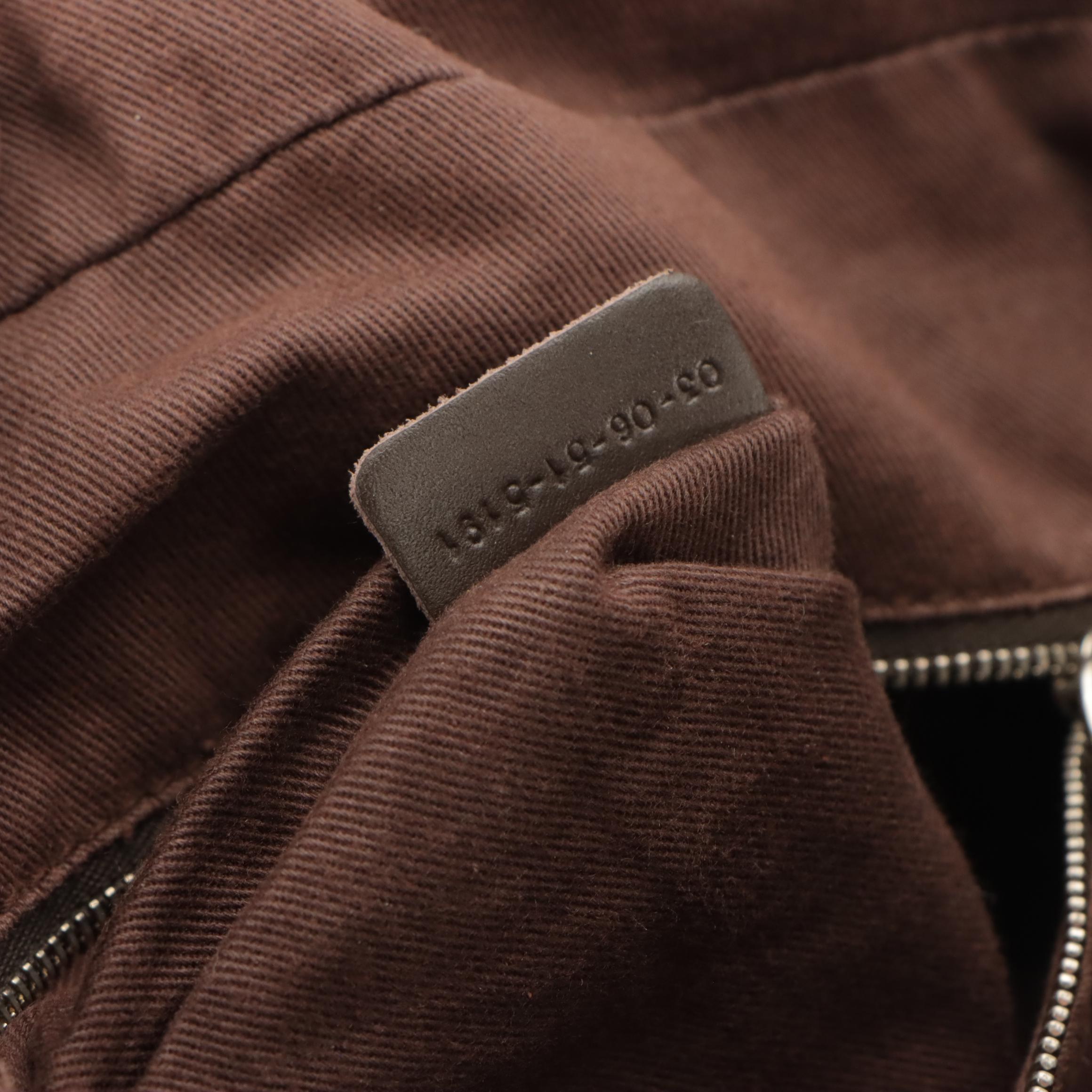 Chloé Paddington Side-Pocket Satchel Bag in Brown Grained Leather