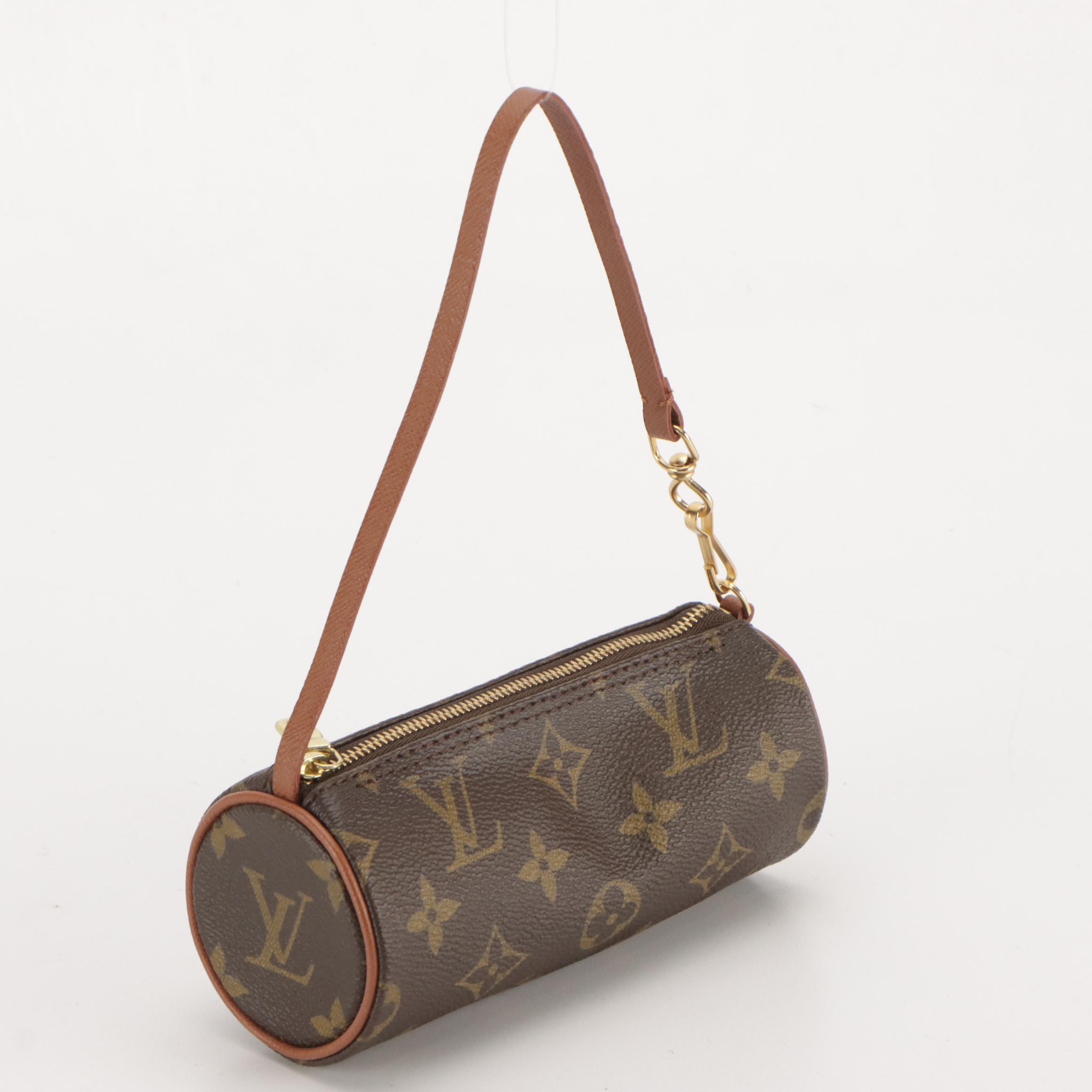 Louis Vuitton Papillon Pochette in Monogram Canvas and Leather