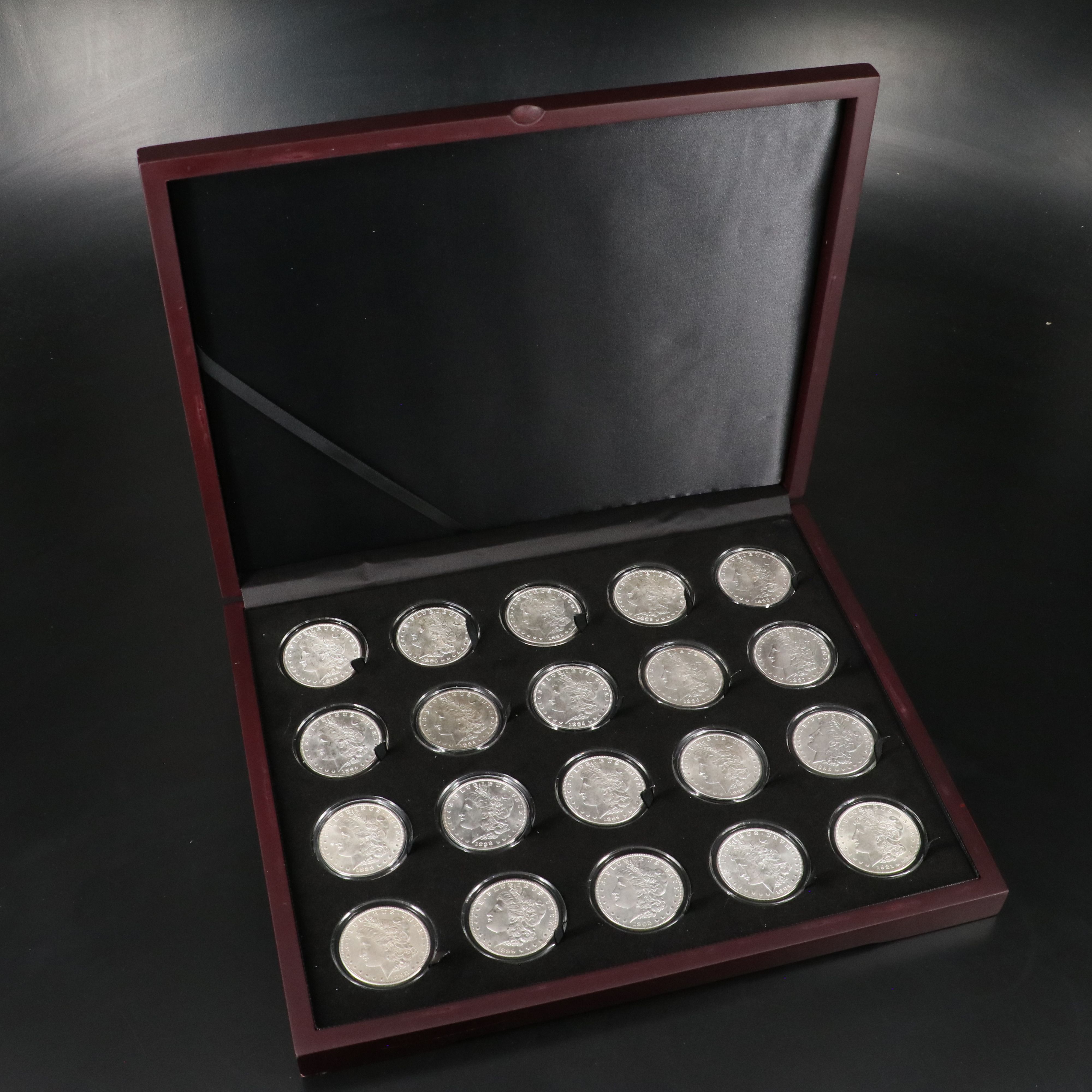 Collection of Twenty Different Date Morgan Dollars