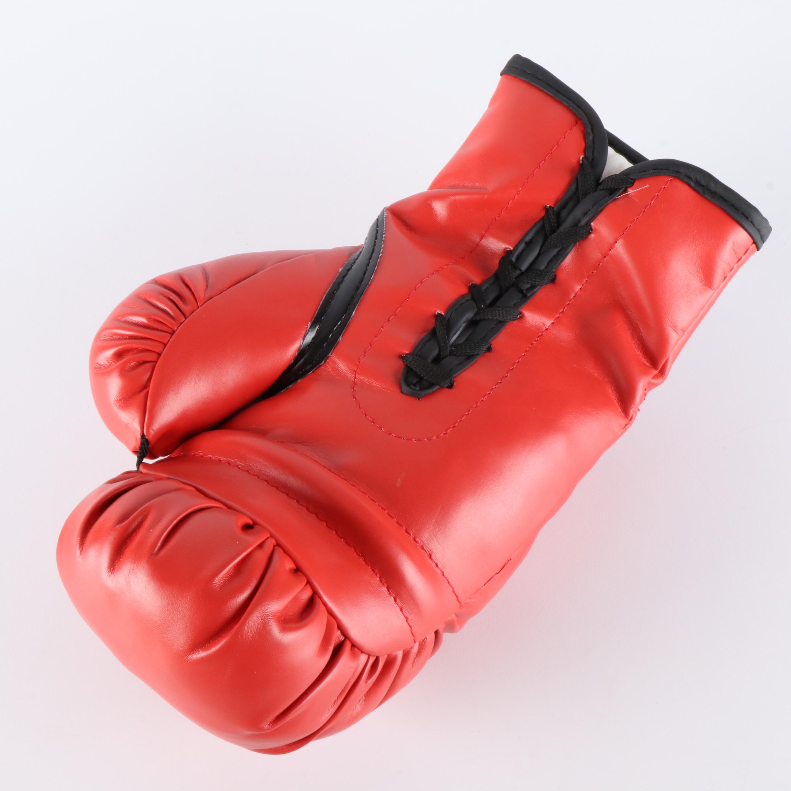 Mike Spinks and Larry Holmes Signed Everlast Boxing Glove, JSA