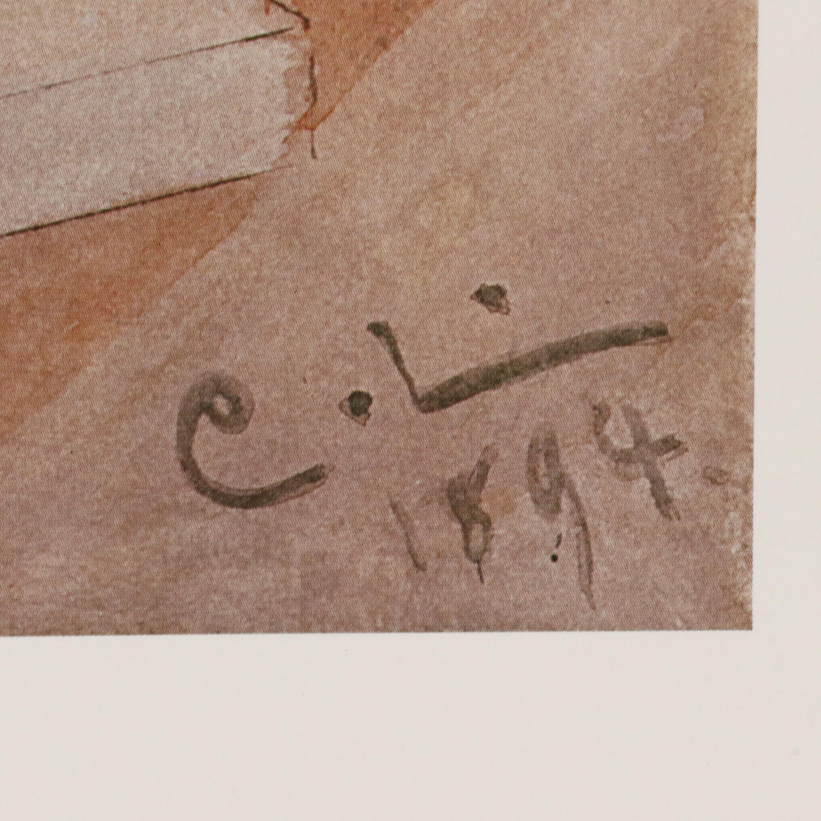 After Carl Larsson Offset Lithograph "Lisbeth"