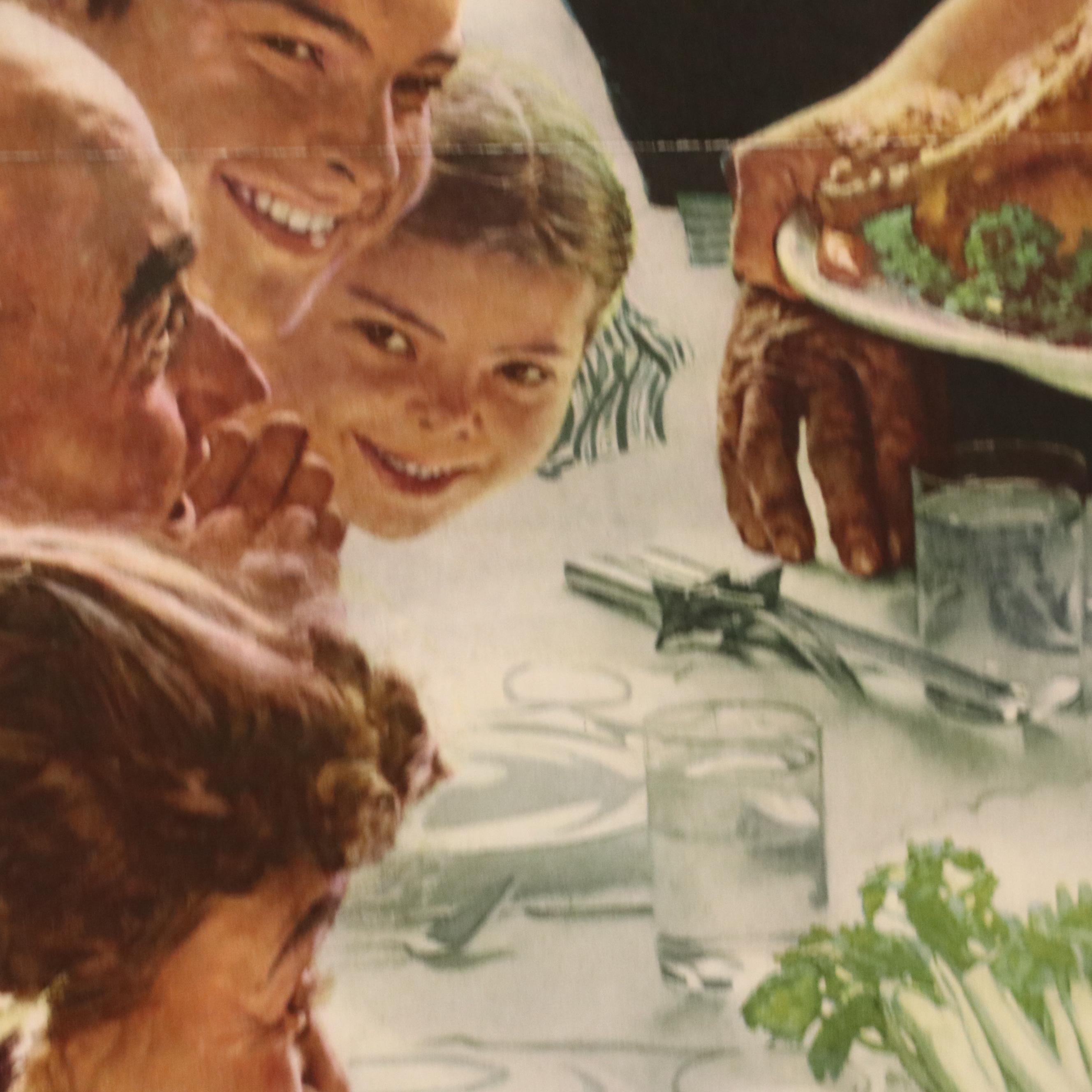 WWII OWI War Bonds Poster After Norman Rockwell "Ours... to fight for," 1943