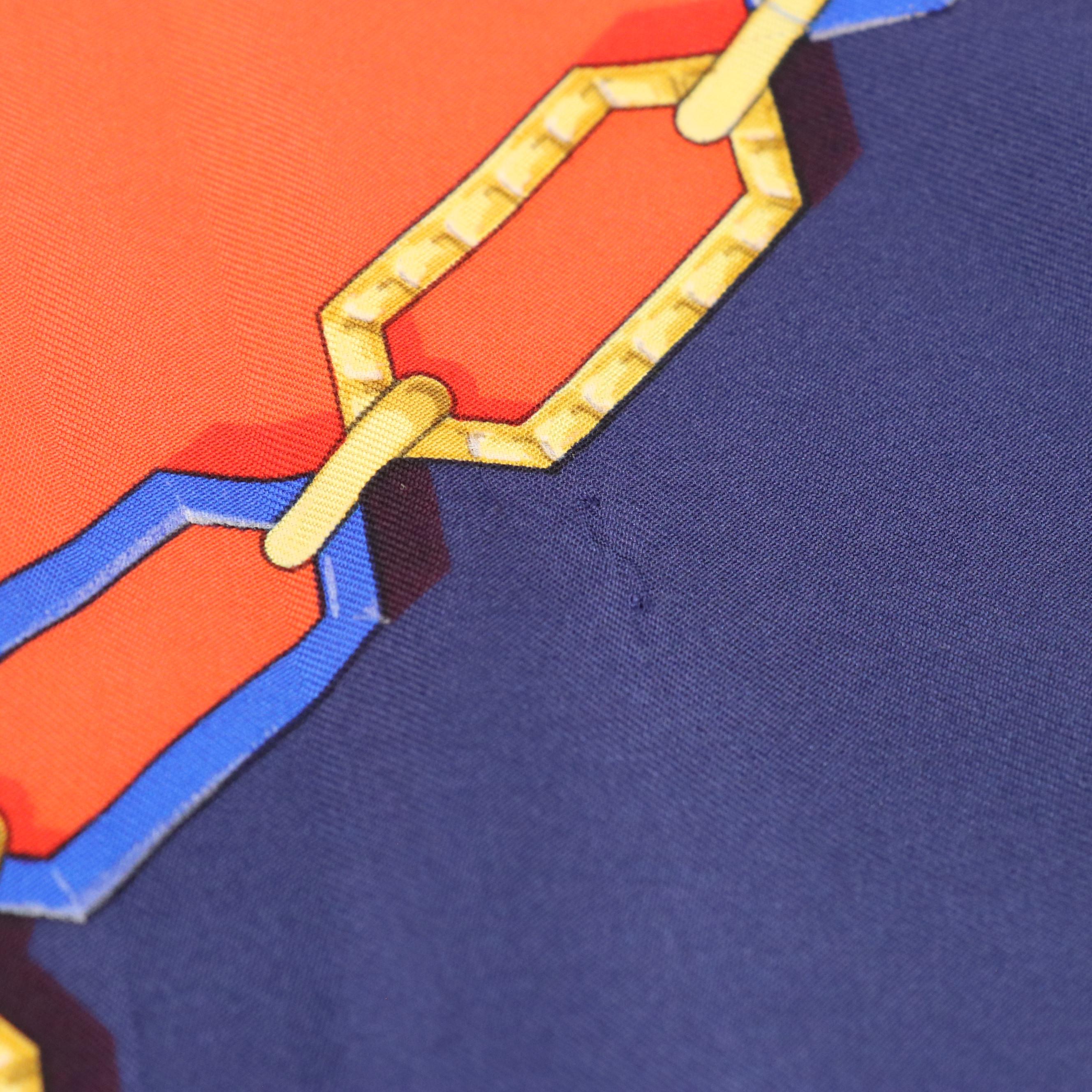 Cartier Must de Cartier Jeweled Link Silk Scarf