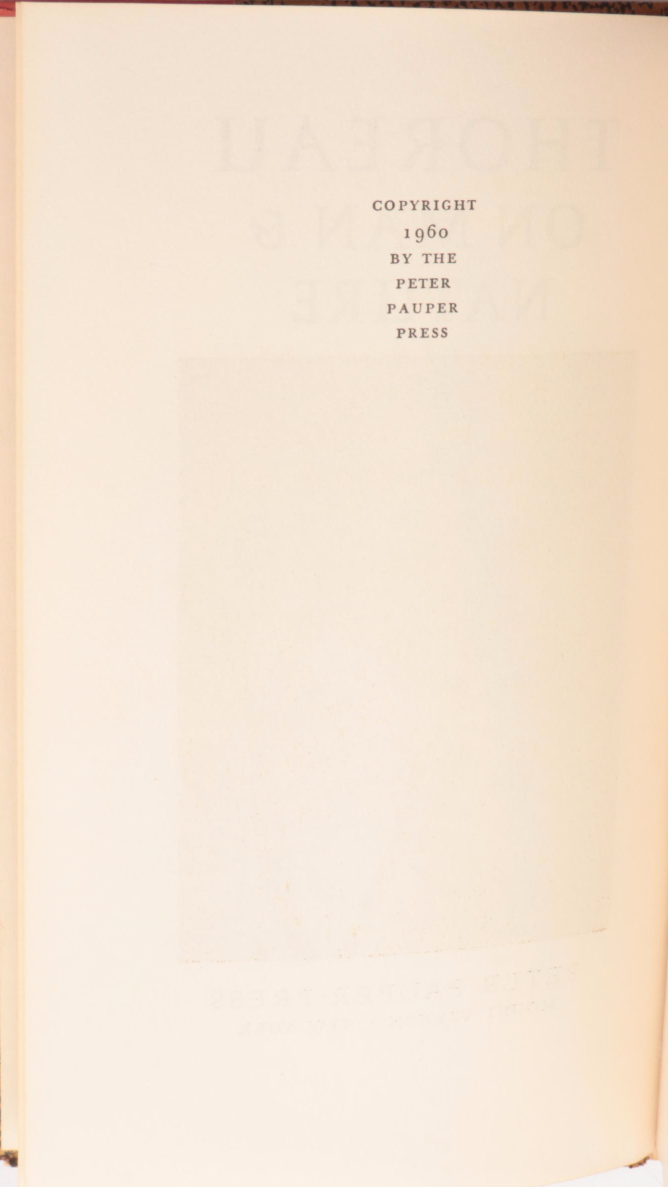 "On Man and Nature," "A Field Guide to the Birds" and Other Vintage Nature Books