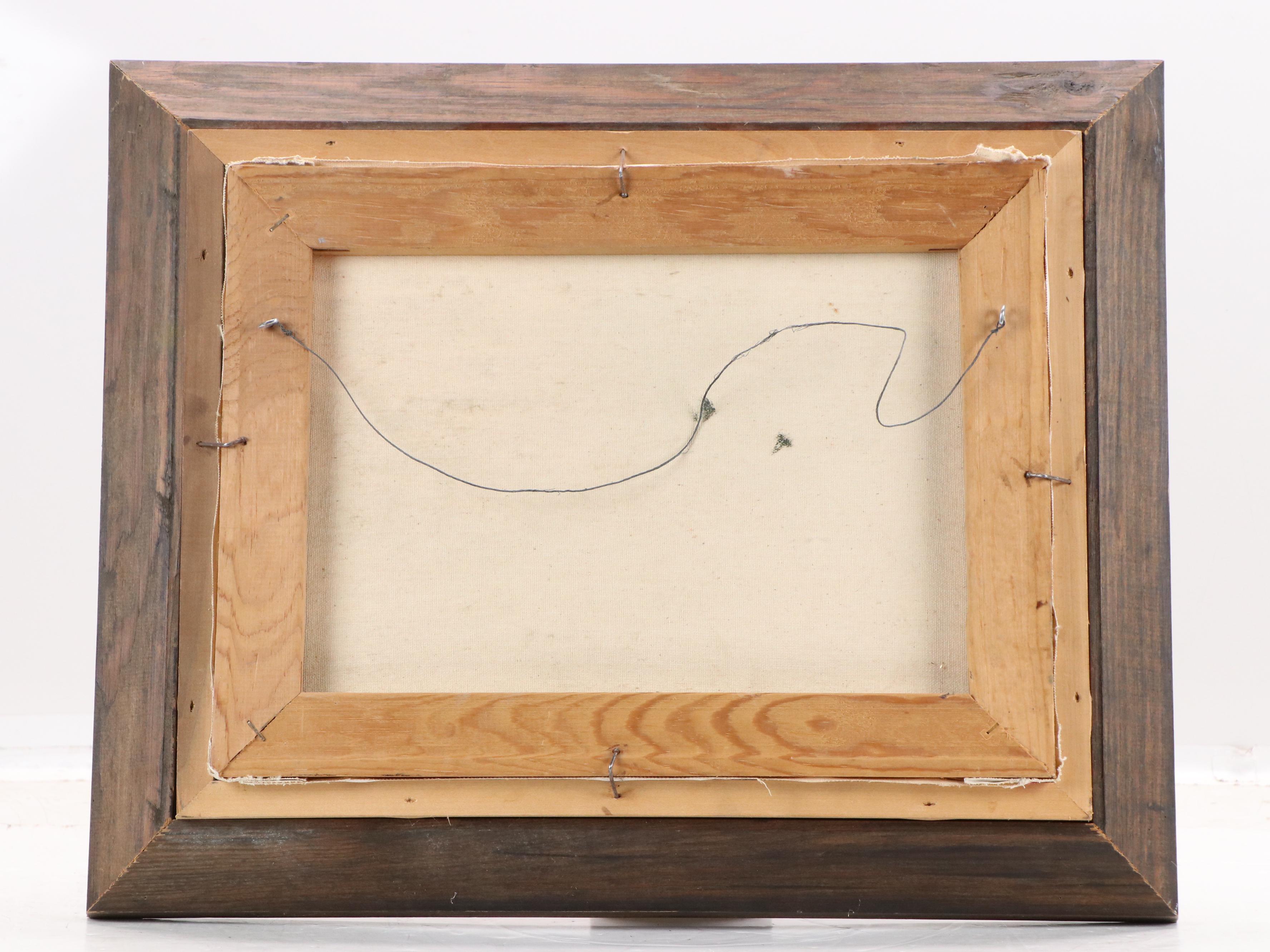 Richard Brigg Oil Painting of Sunset Flatland Landscape