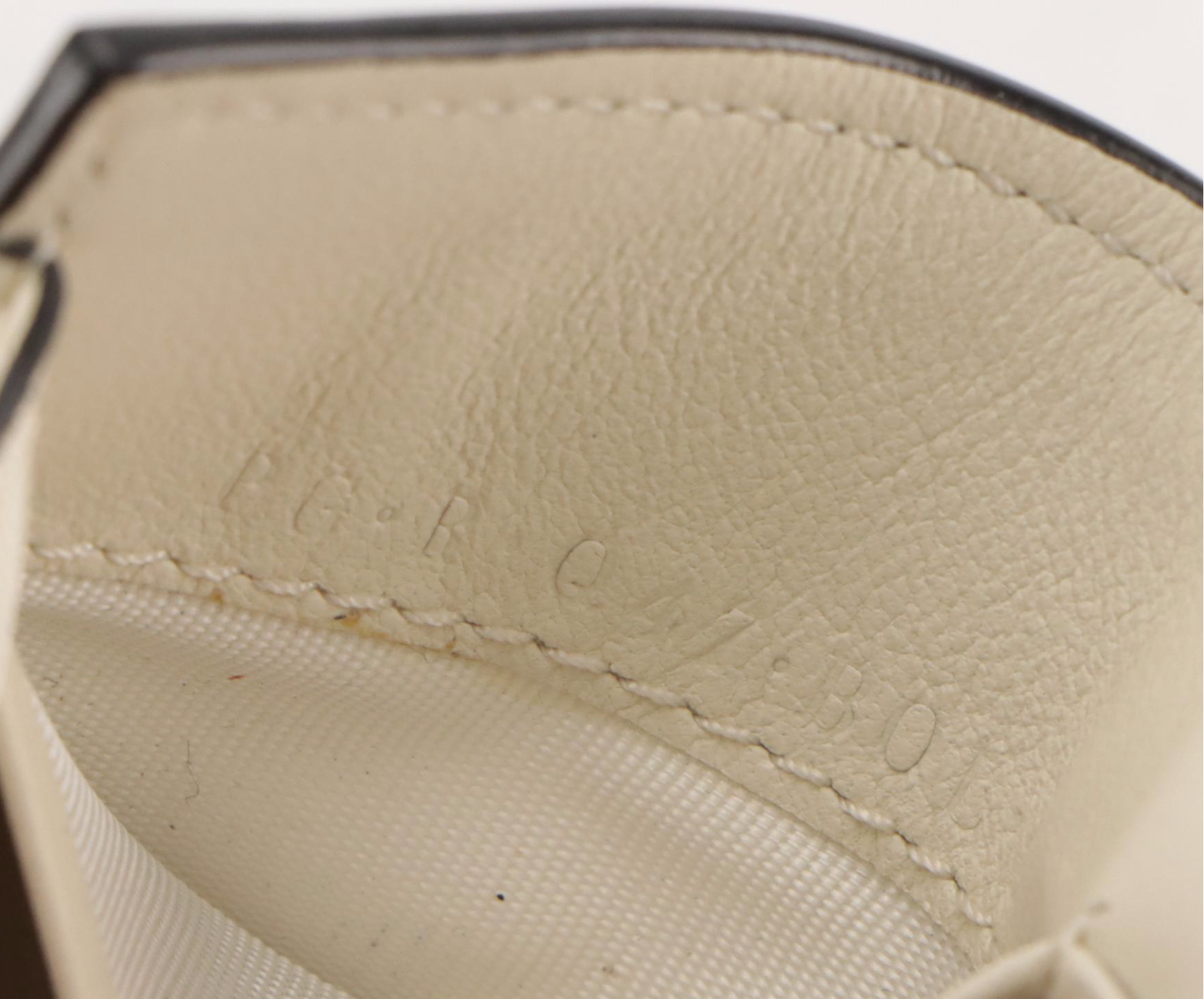 Valentino Garavani Trifold Compact Wallet in Ivory Rockstud Calfskin, With Box