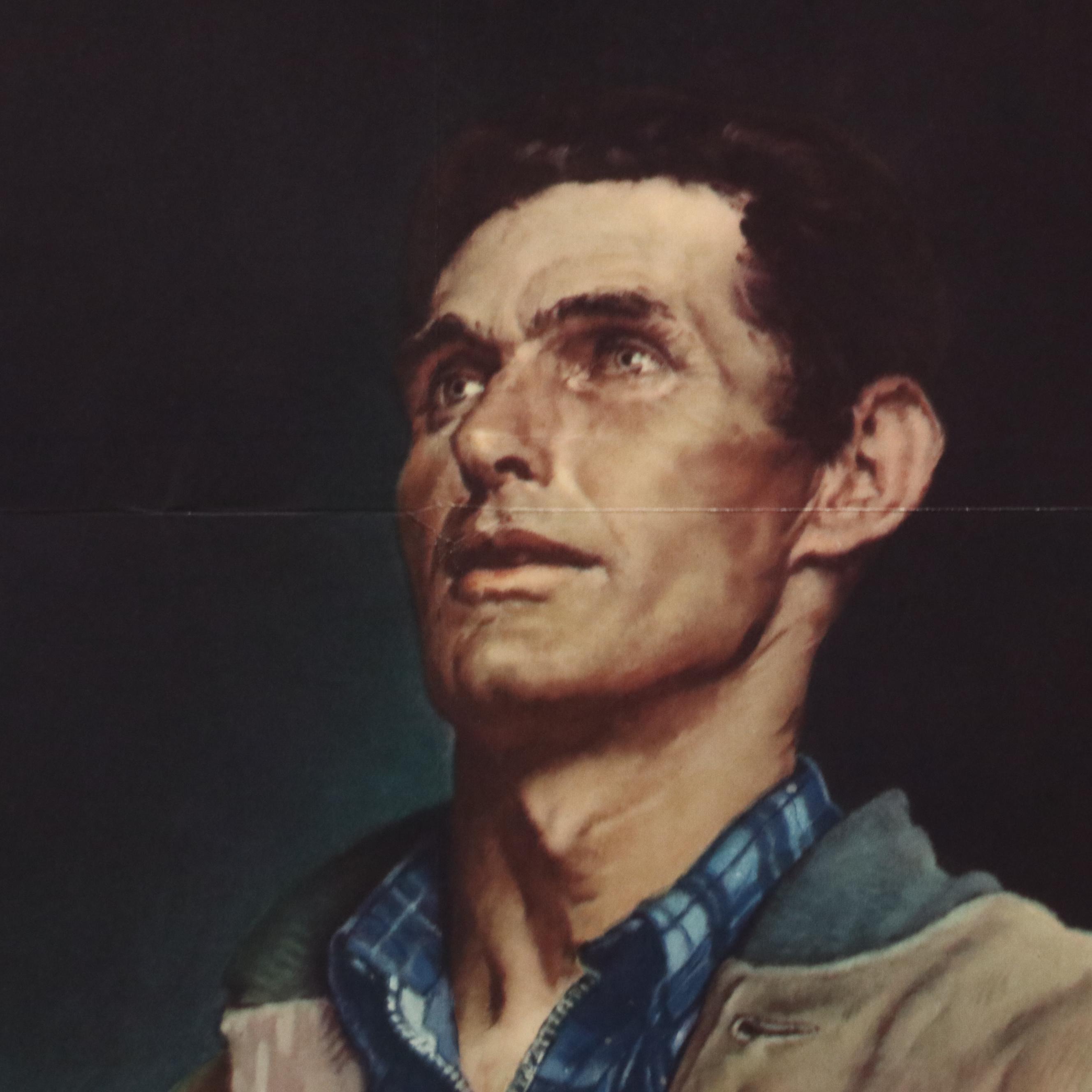 WWII OWI War Bonds Poster After Norman Rockwell "Save Freedom of Speech," 1943