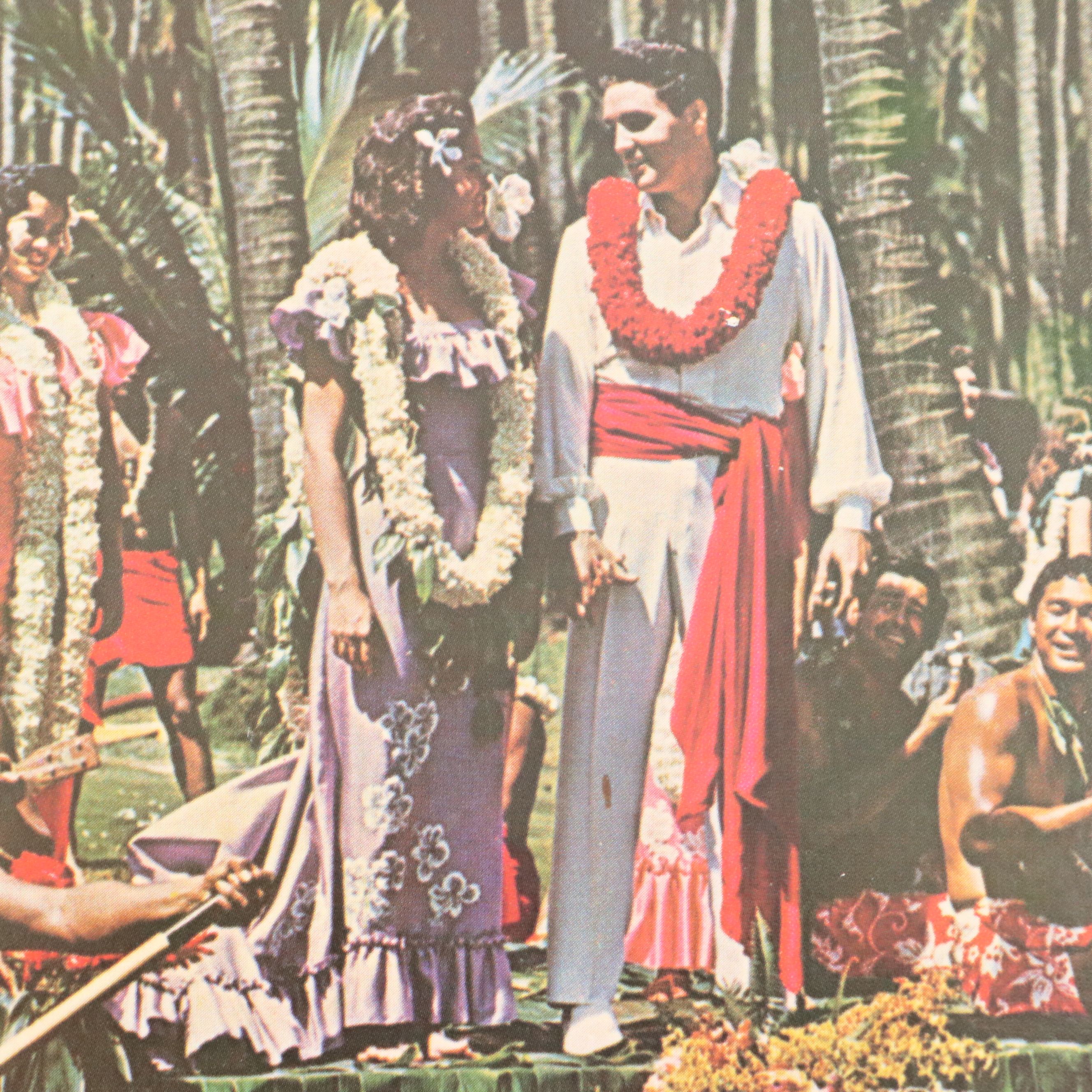 "Trial by Jury" Raymond Burr Folder, "Blue Hawaii" Postcard with VIP Pass