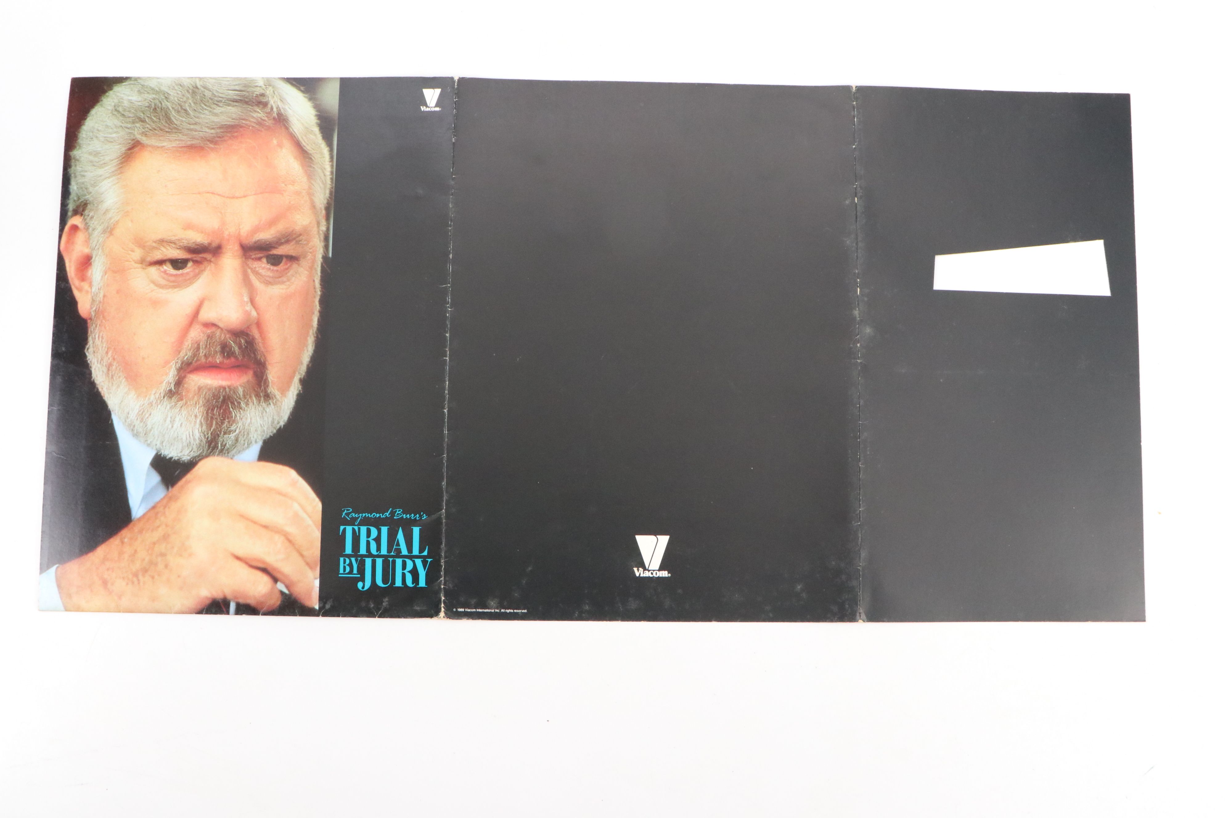 "Trial by Jury" Raymond Burr Folder, "Blue Hawaii" Postcard with VIP Pass