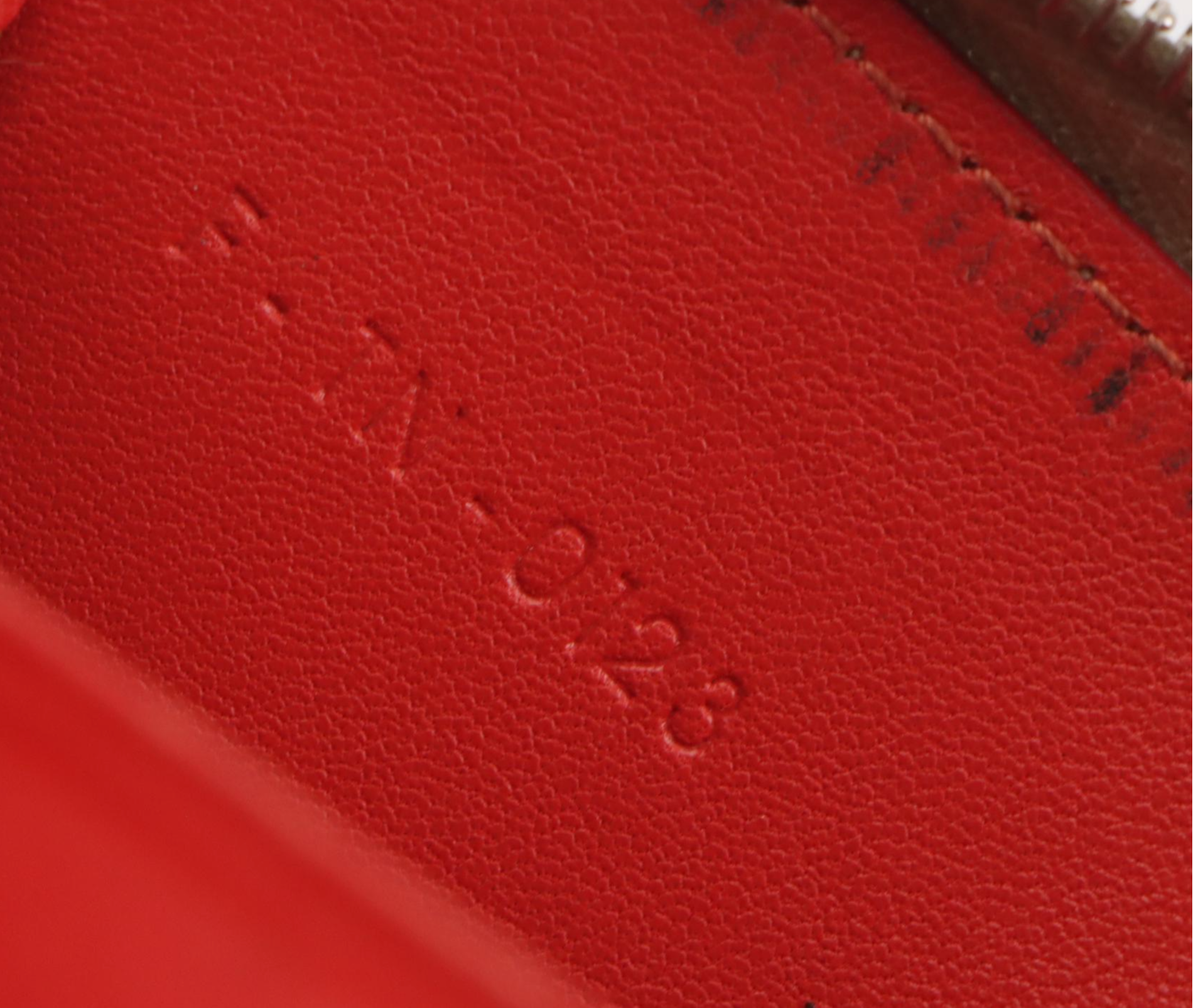 Céline Zip-Around Wallet in Taupe Beige Grained Leather, With Box