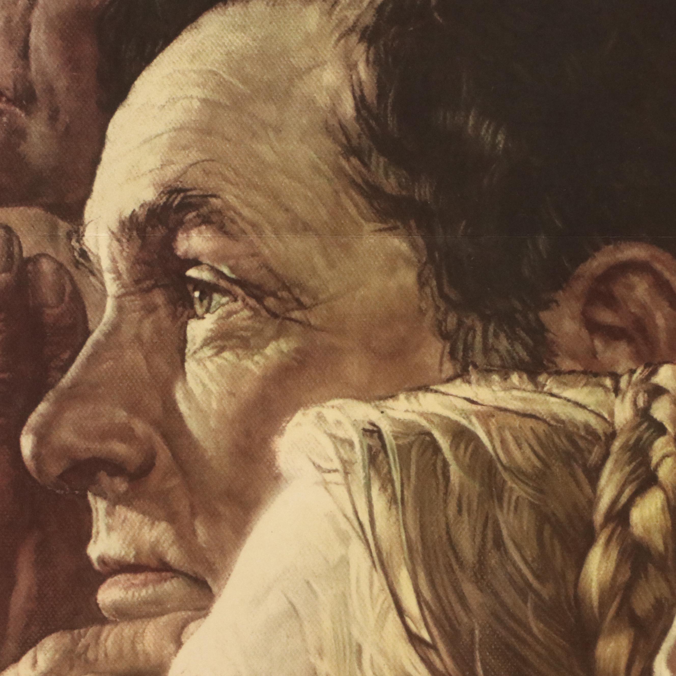 WWII OWI War Bonds Poster After Norman Rockwell "Freedom of Worship," 1943