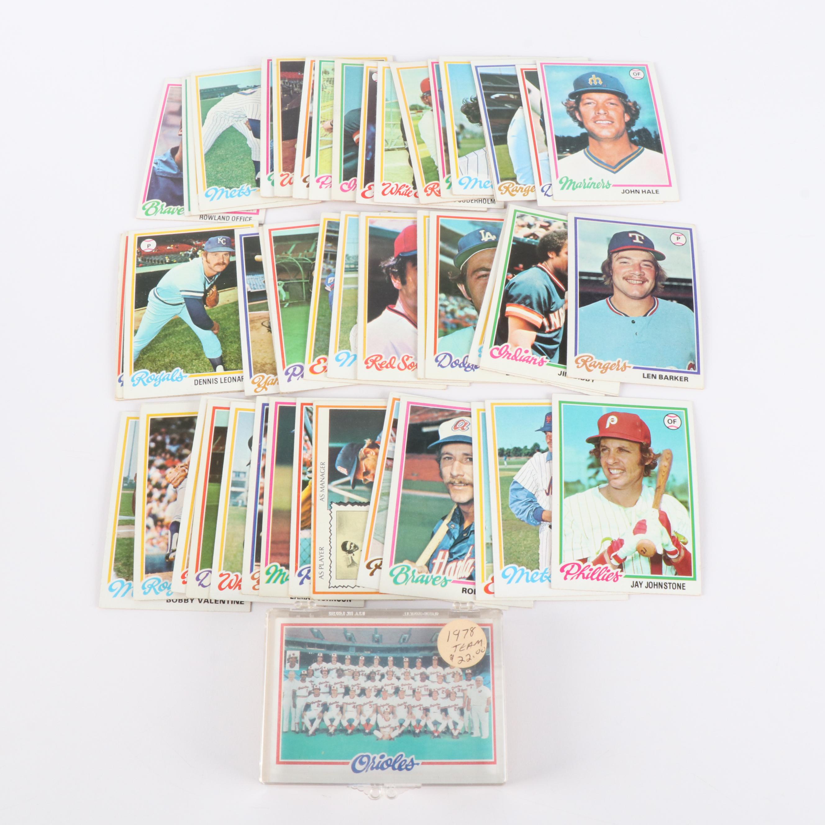 1978 and 1979 Topps Baseball Cards Featuring Eddie Murray Rookie with More