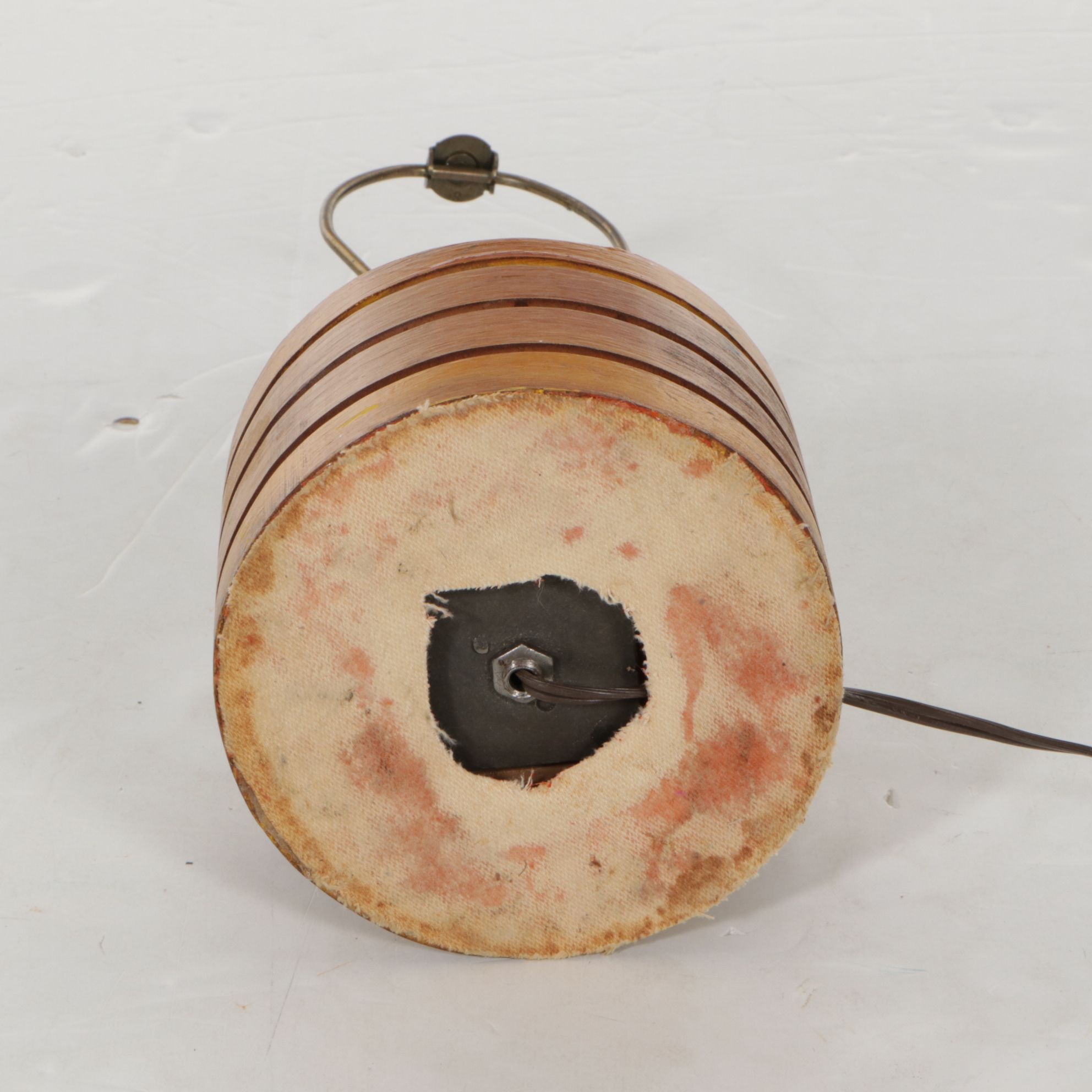 Hand-Painted Floral Wooden Table Lamps