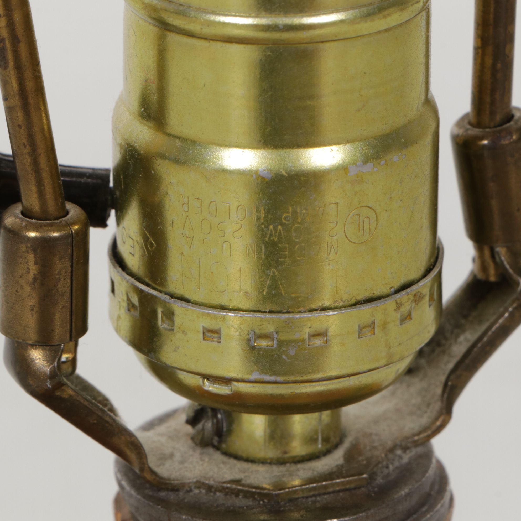 Hand-Painted Floral Wooden Table Lamps