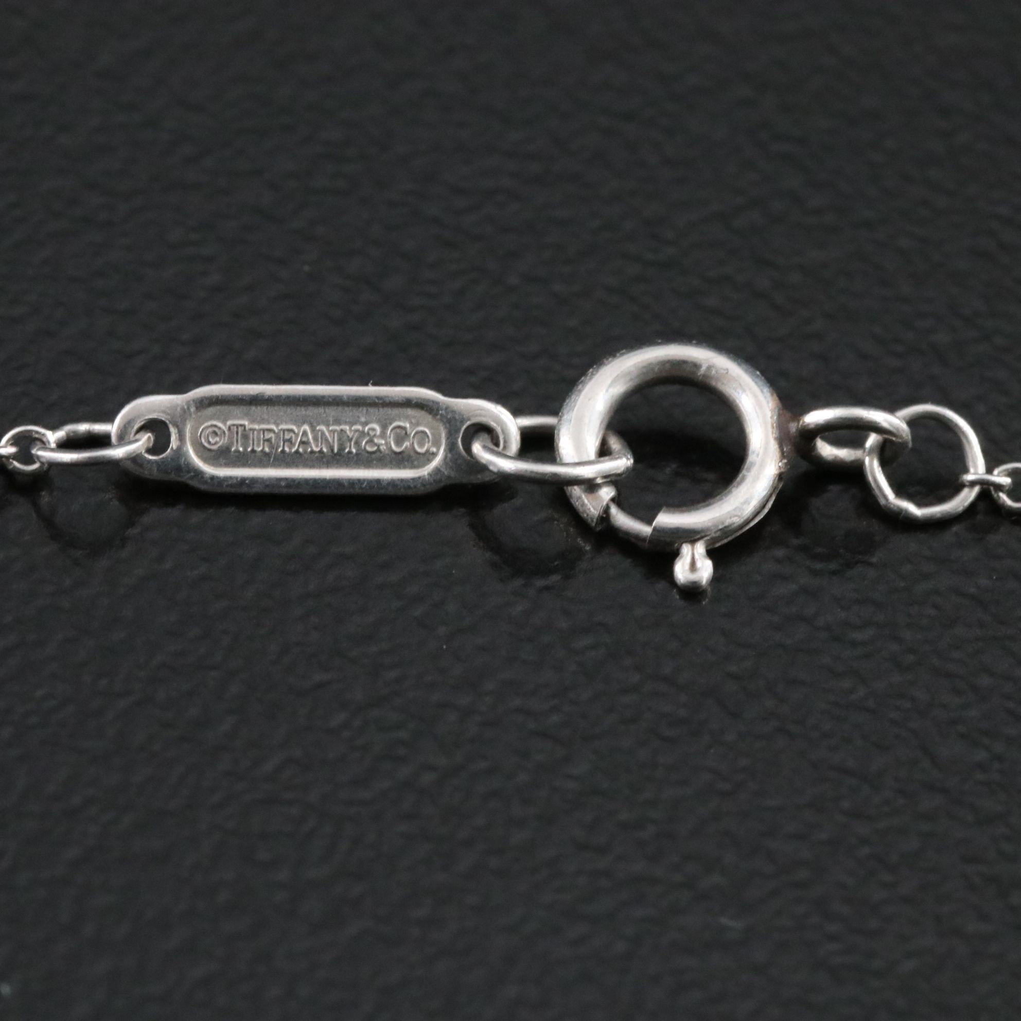 Tiffany & Co. Platinum 0.72 CTW Diamond Heart Necklace