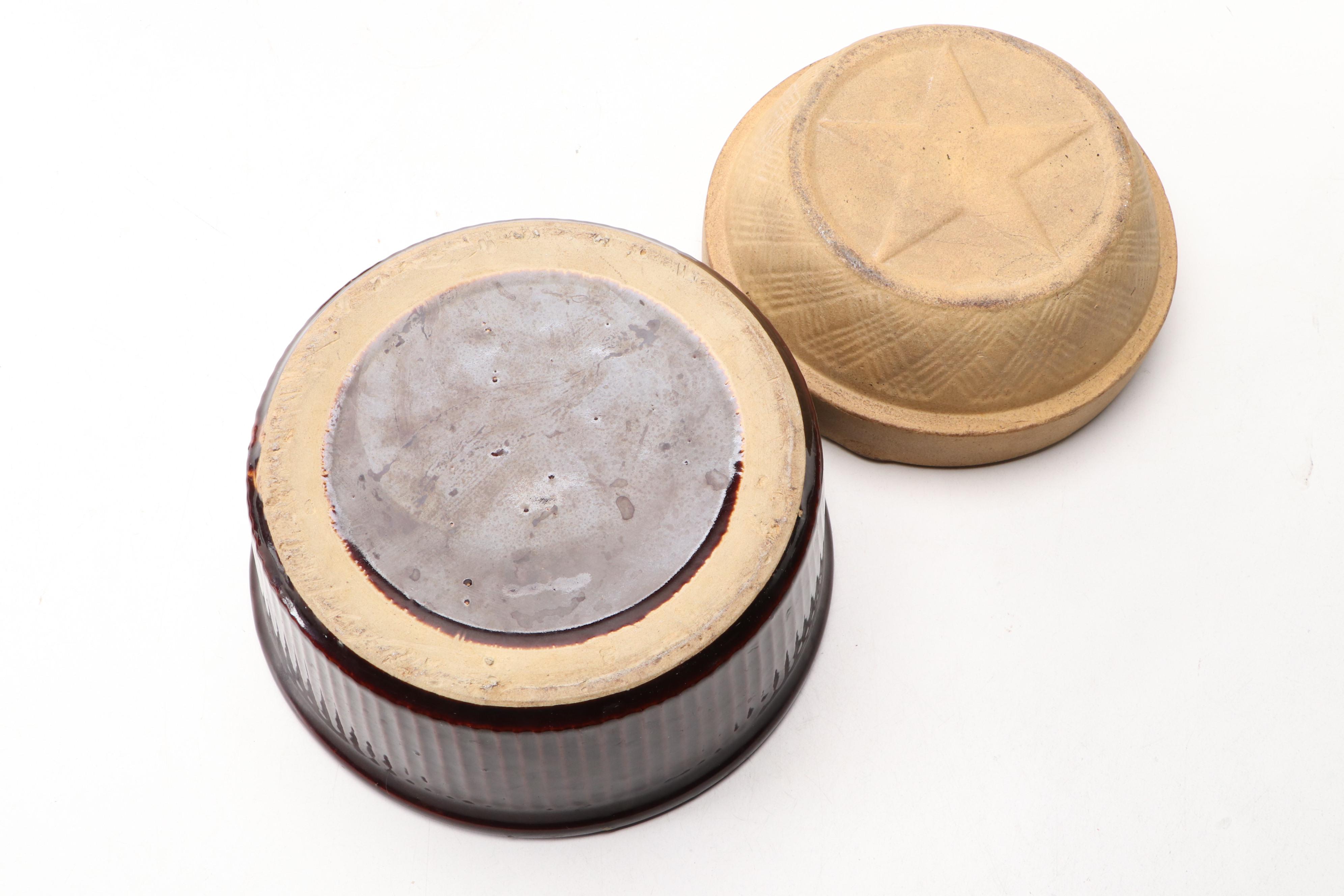 Live Wood Lid Ceramic Canisters