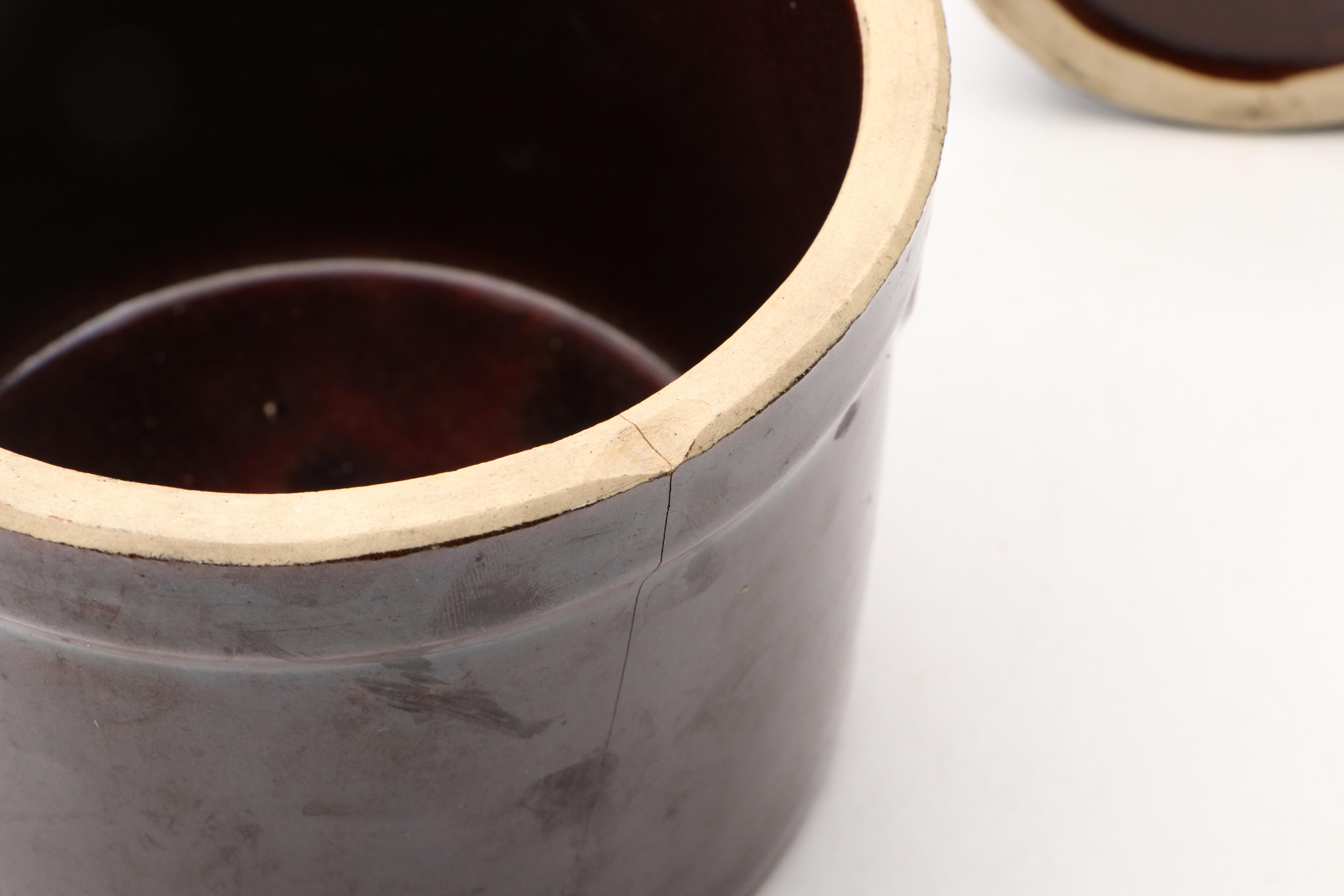 Live Wood Lid Ceramic Canisters