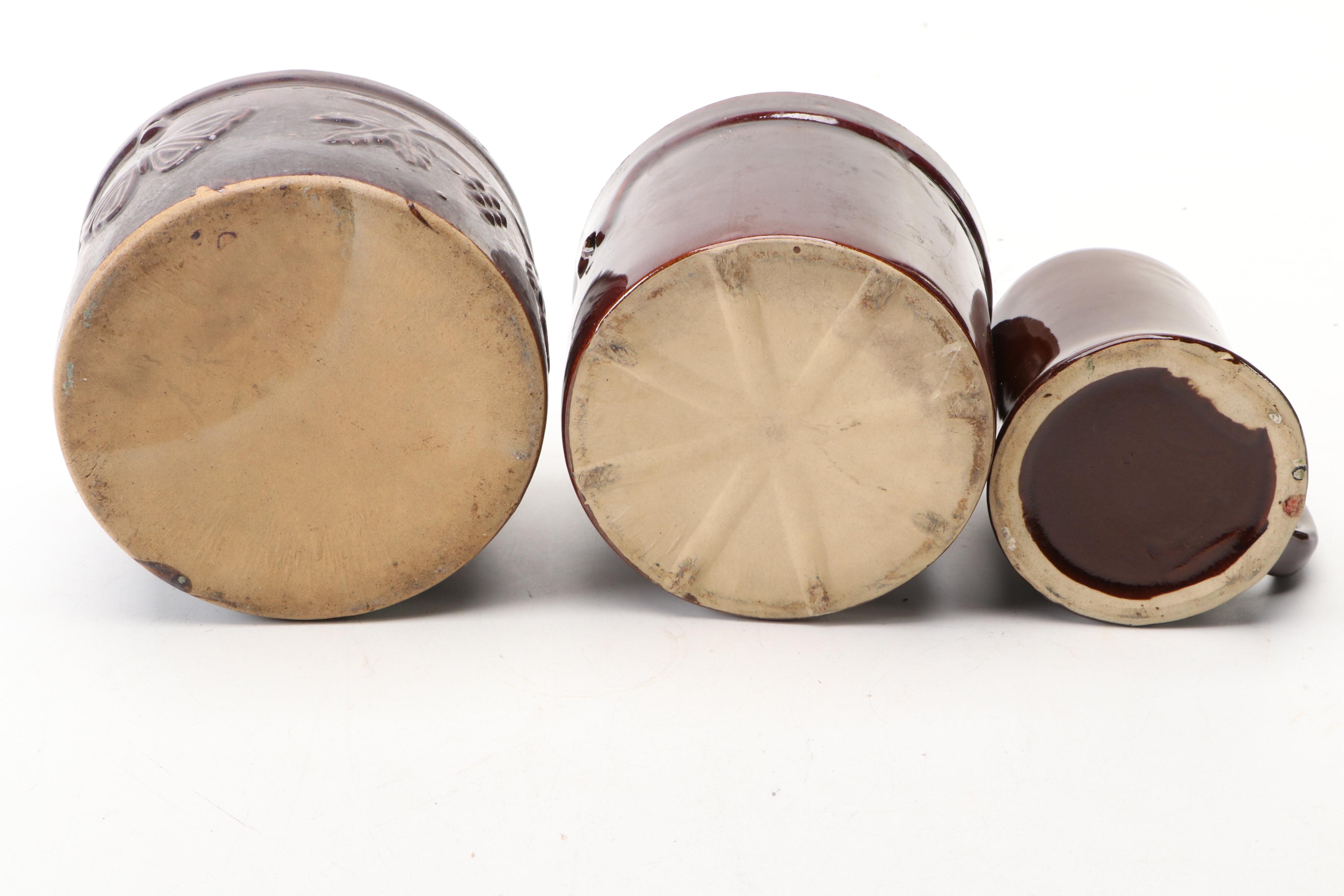 Live Wood Lid Ceramic Canisters