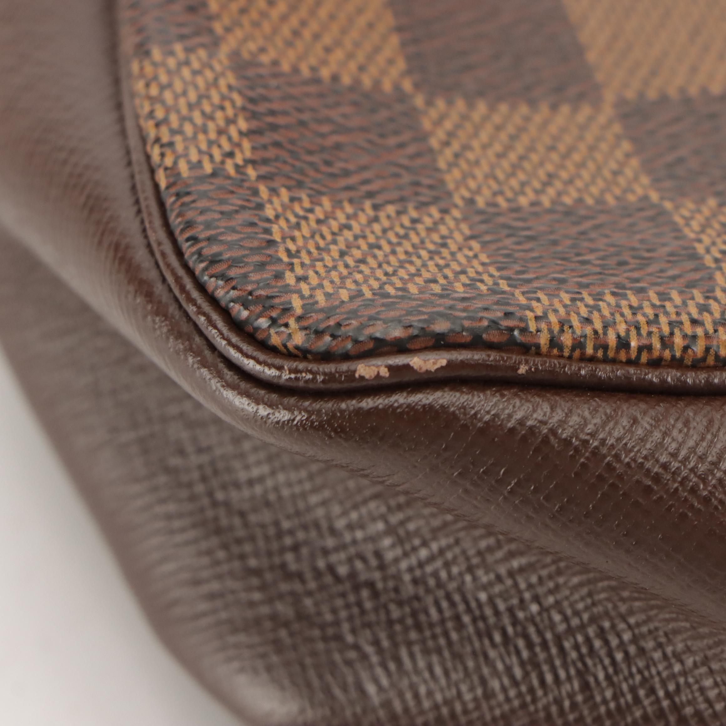 Louis Vuitton Trousse Accessoires Pochette Bag in Damier Ebene Canvas