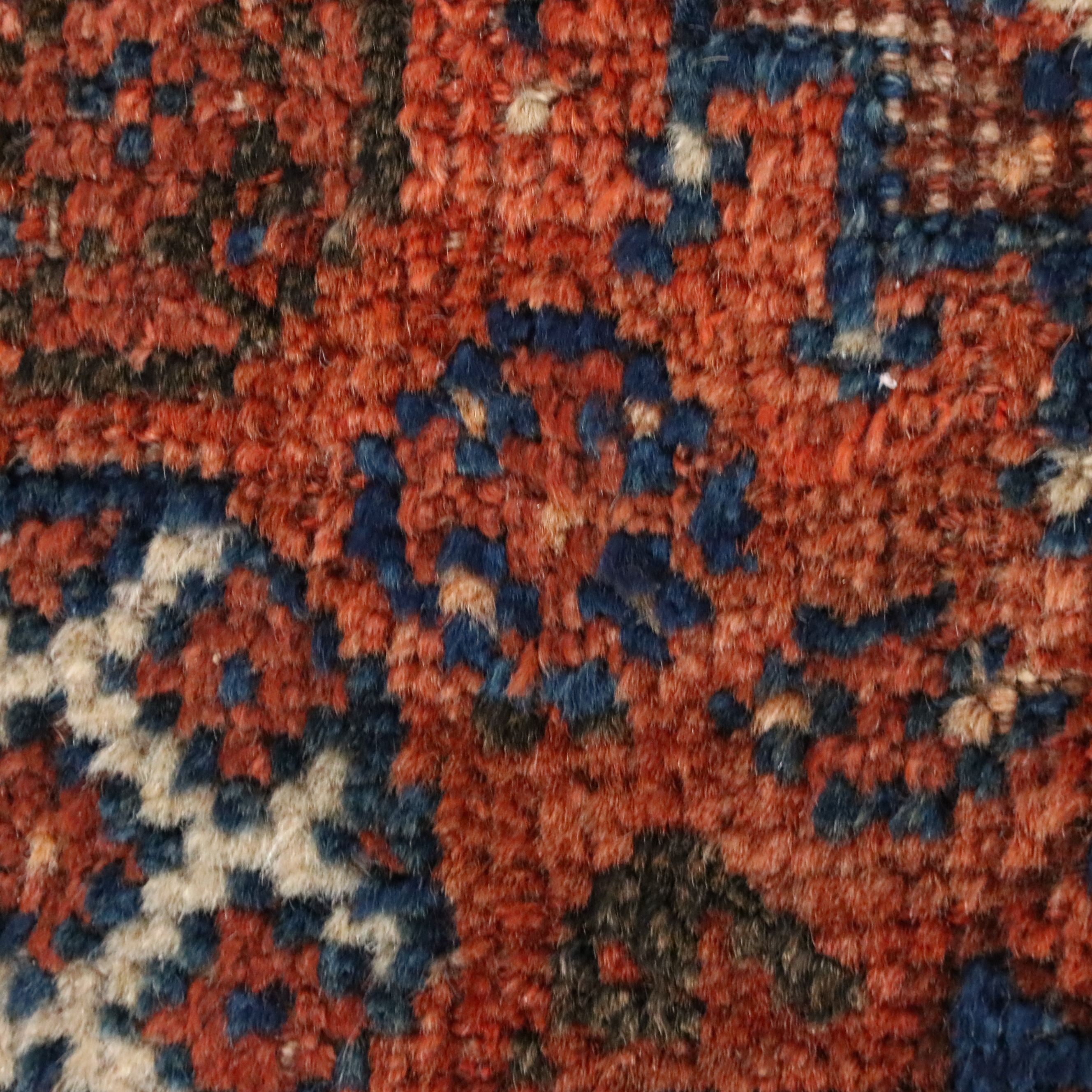 3'7 x 5'2 Hand-Knotted Caucasian Kazak Area Rug