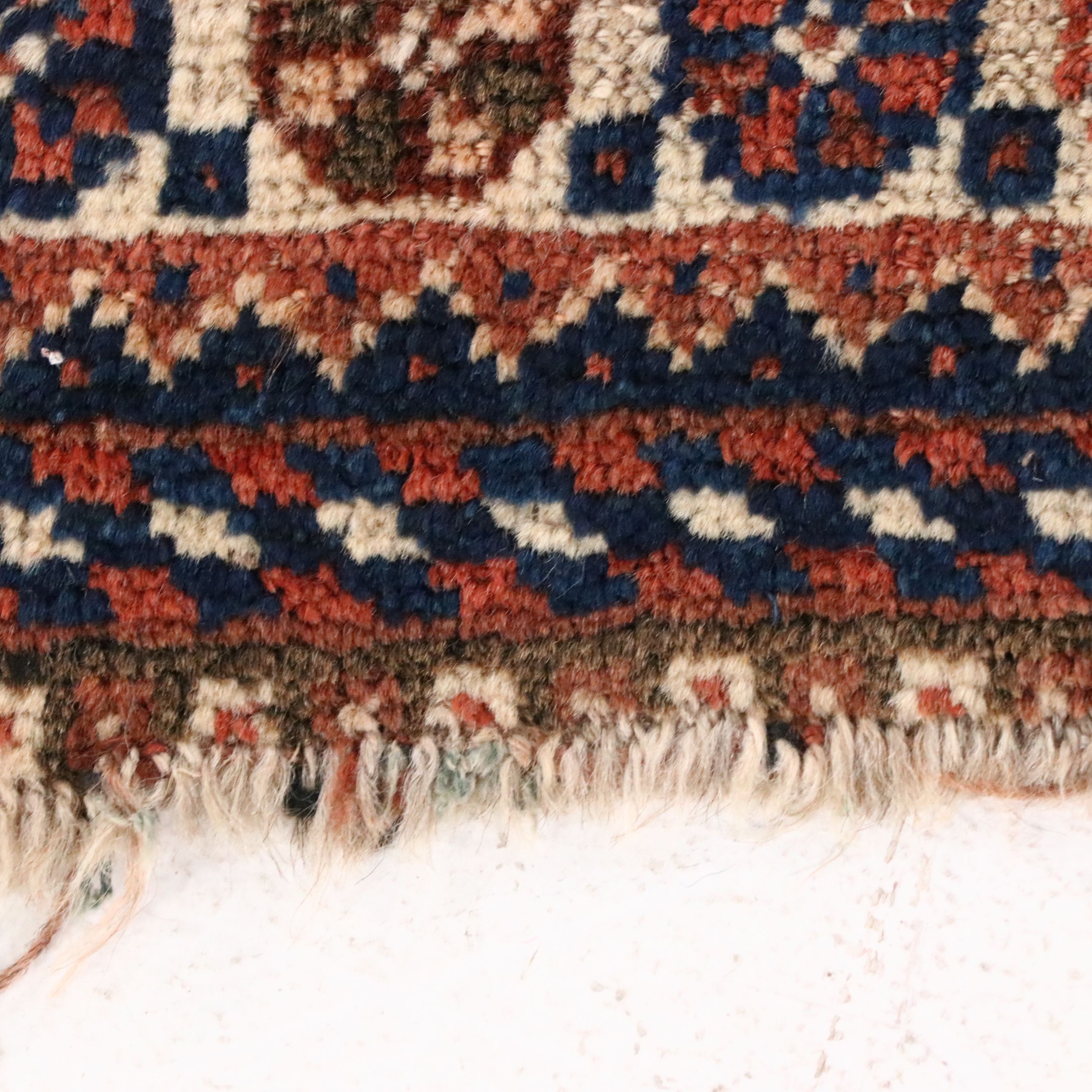 3'7 x 5'2 Hand-Knotted Caucasian Kazak Area Rug