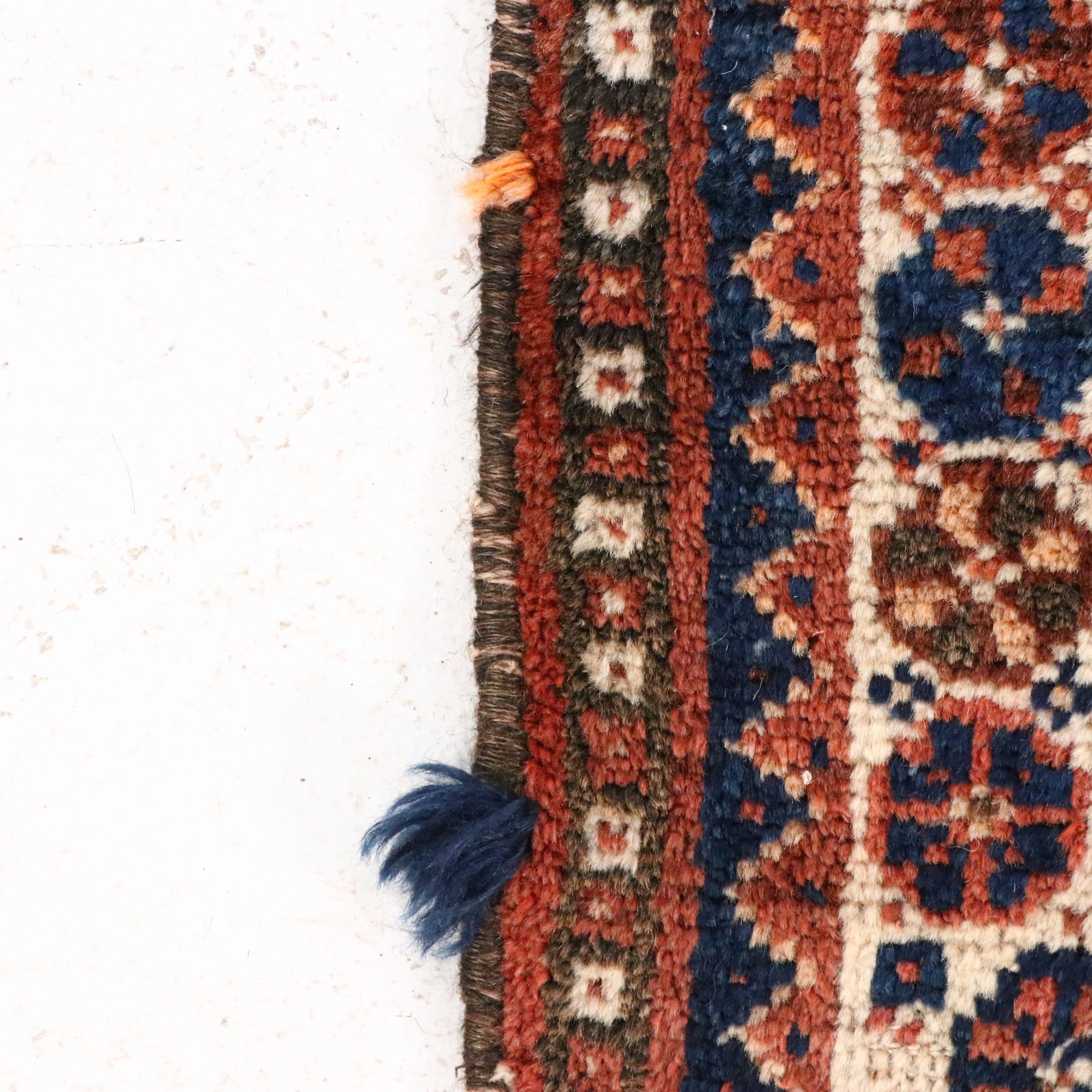 3'7 x 5'2 Hand-Knotted Caucasian Kazak Area Rug