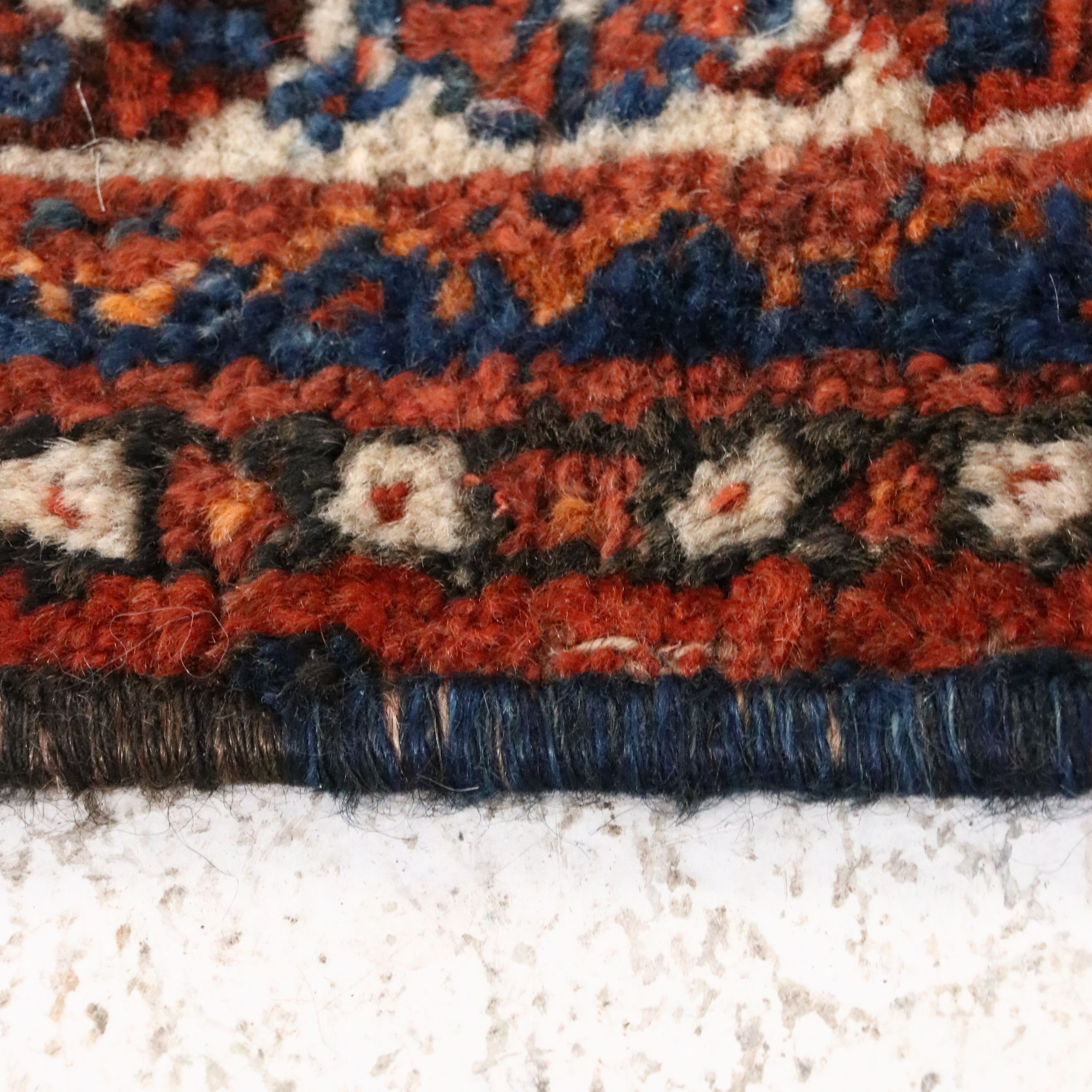 3'7 x 5'2 Hand-Knotted Caucasian Kazak Area Rug