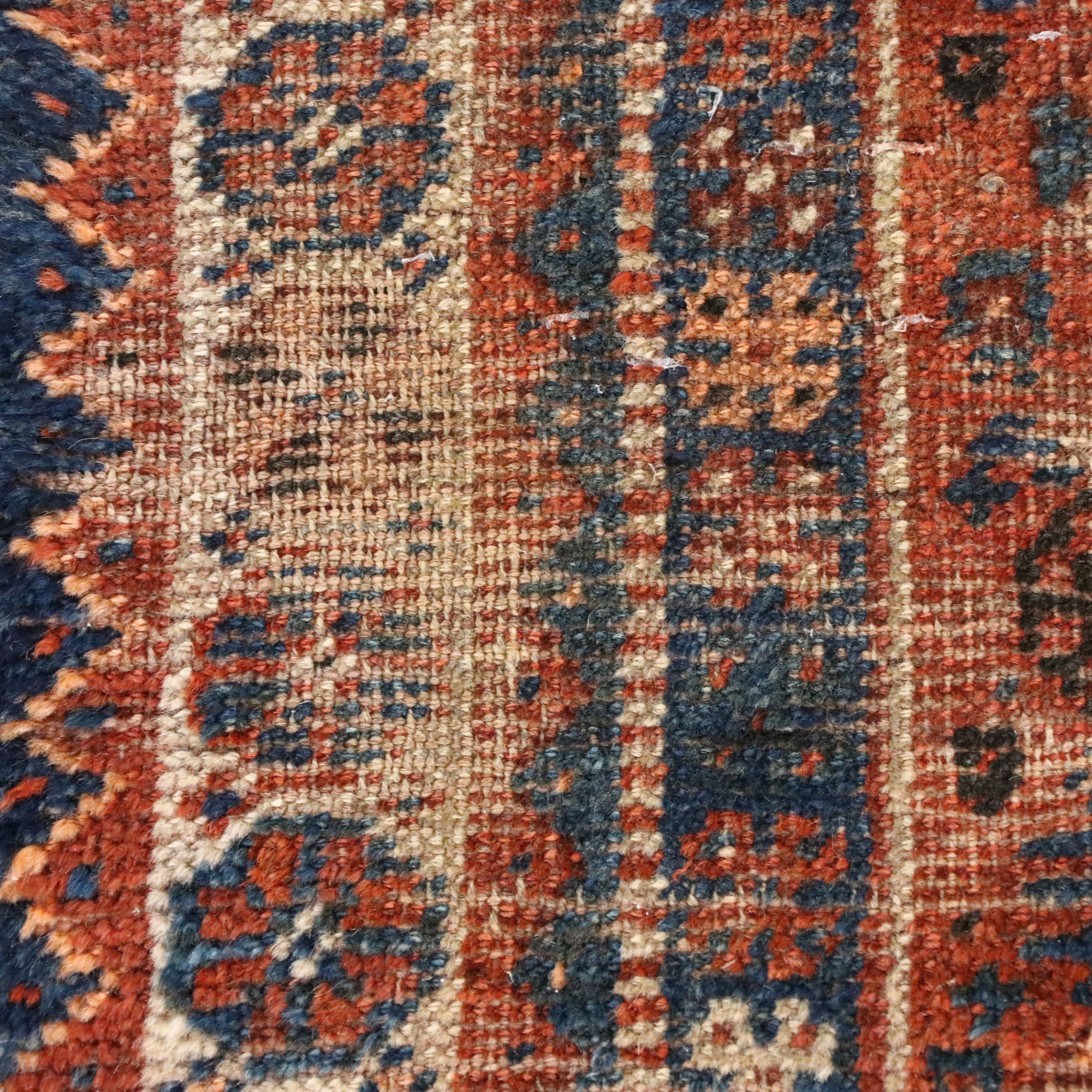 3'7 x 5'2 Hand-Knotted Caucasian Kazak Area Rug