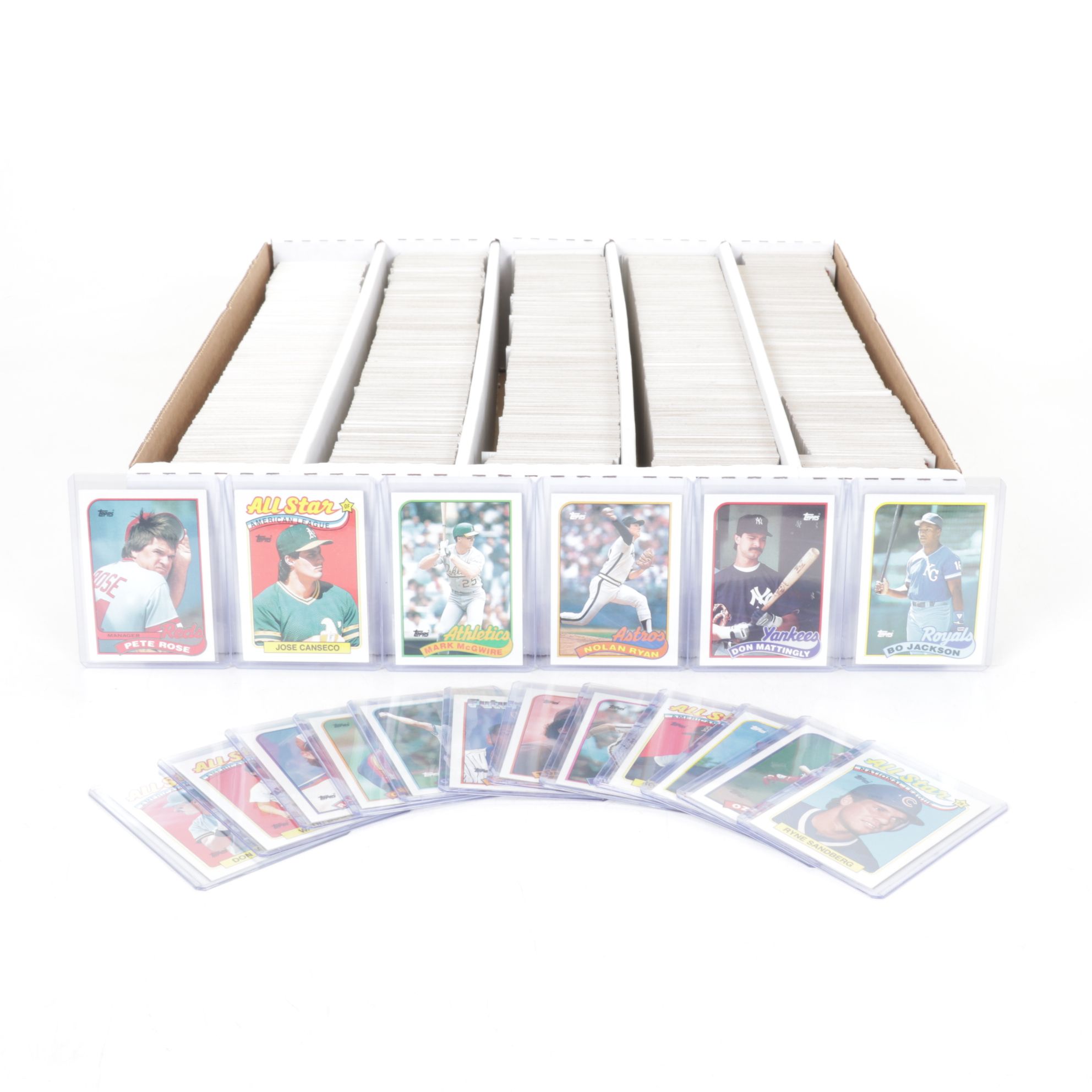 5,000 Mint Condition 1989 Topps Cut Card Storage Vending Case Baseball Cards