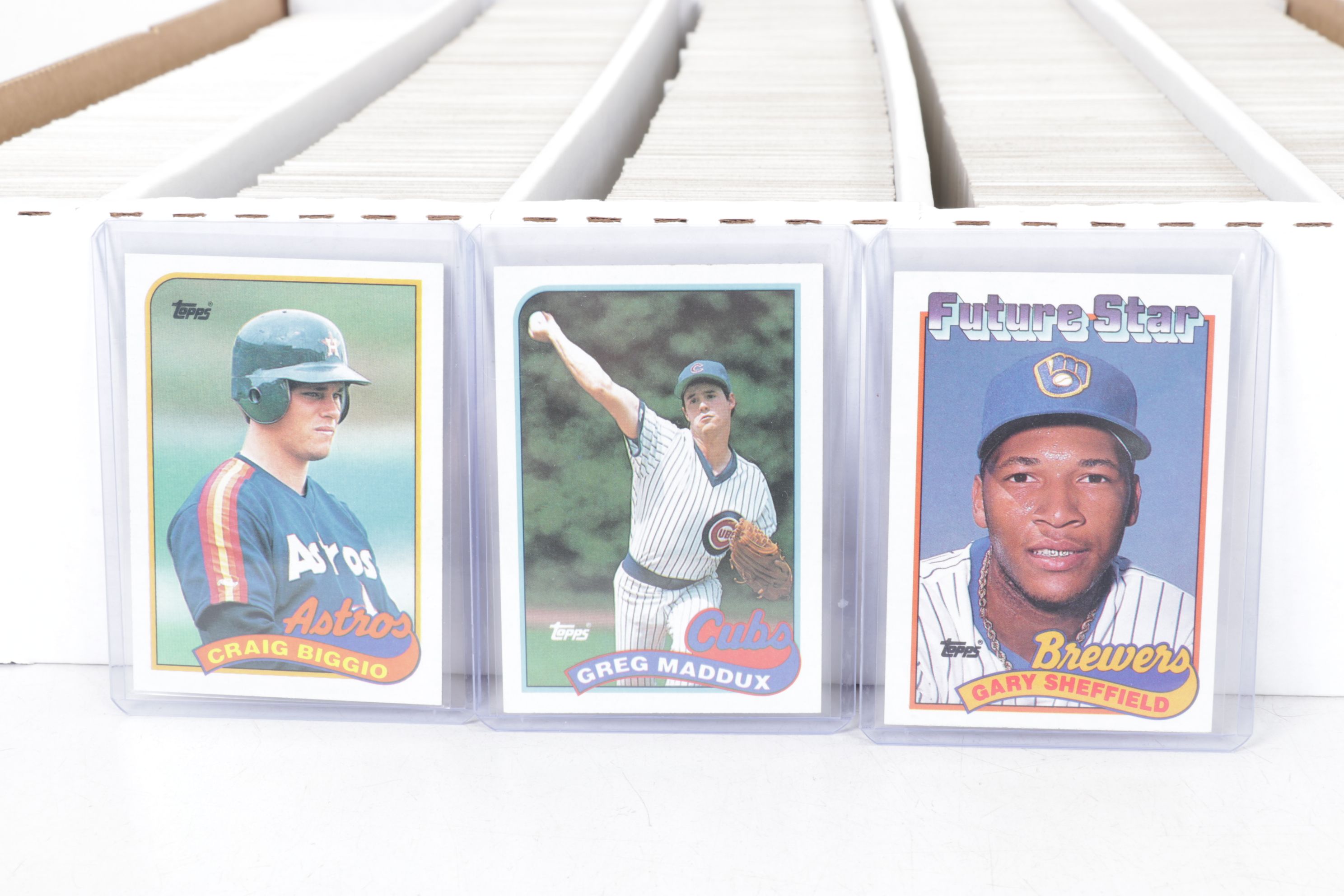 5,000 Mint Condition 1989 Topps Cut Card Storage Vending Case Baseball Cards