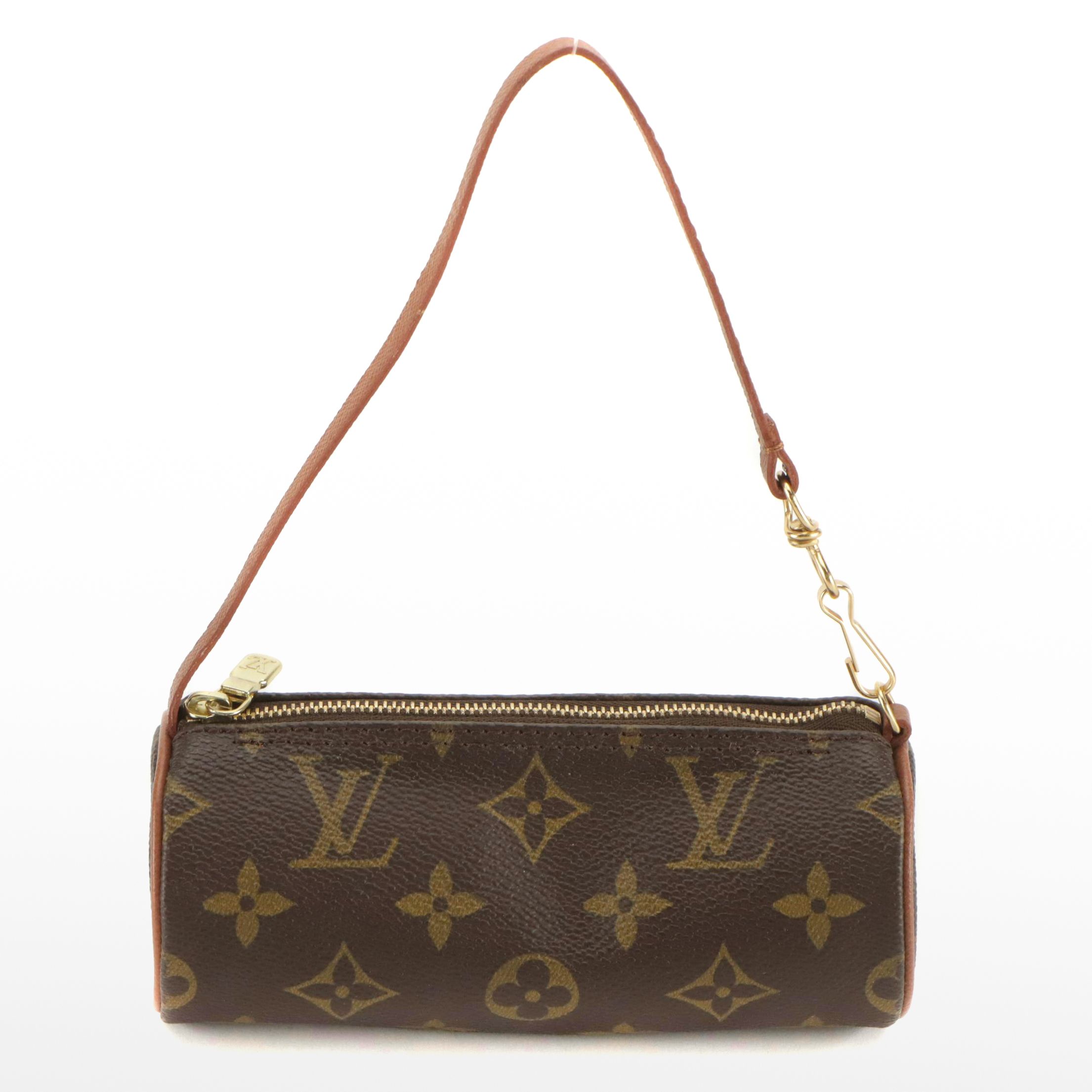 Louis Vuitton Papillon Pochette in Monogram Canvas and Leather