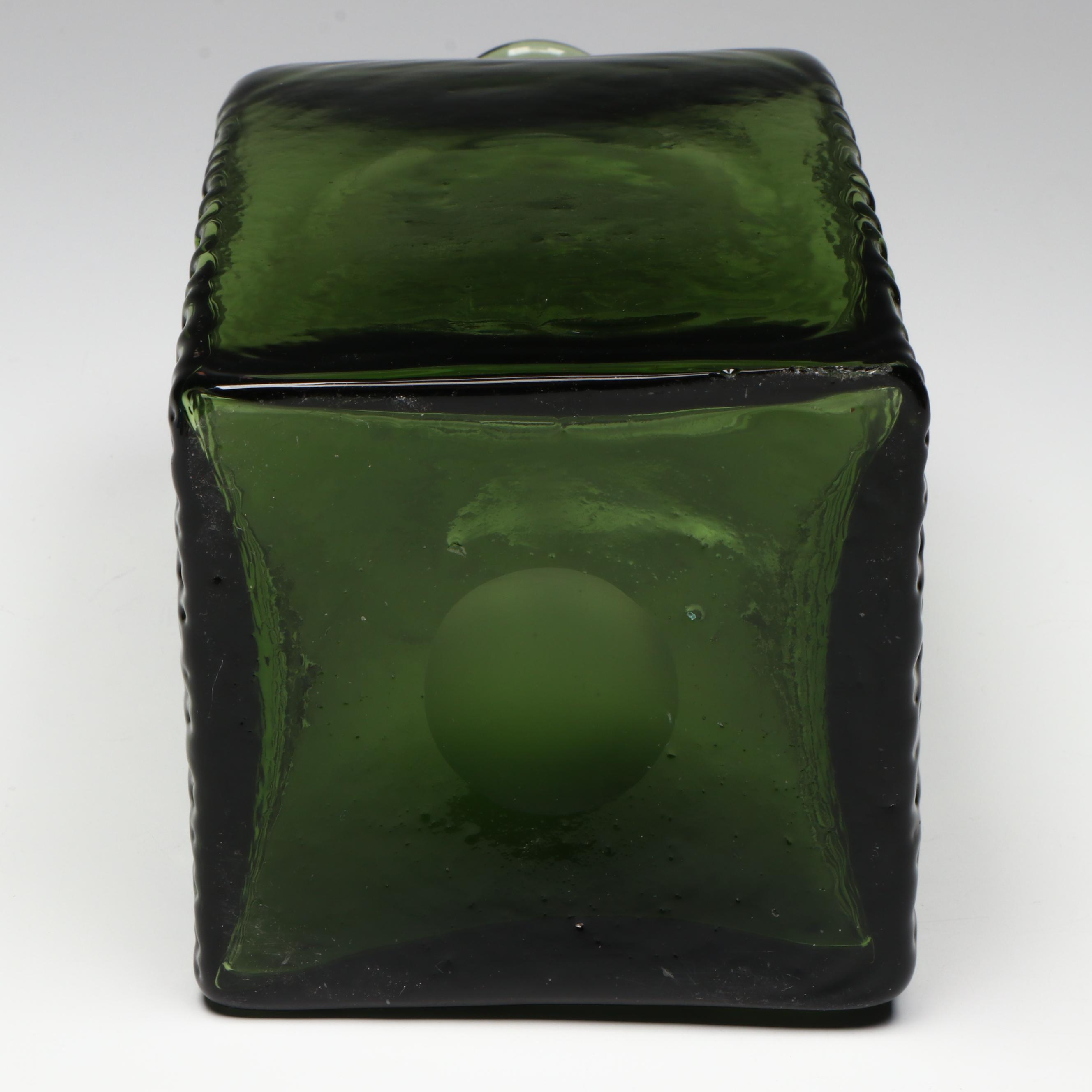 Riihimäki Glassworks Nanny Still Scandinavian Modern Style Glass Decanter