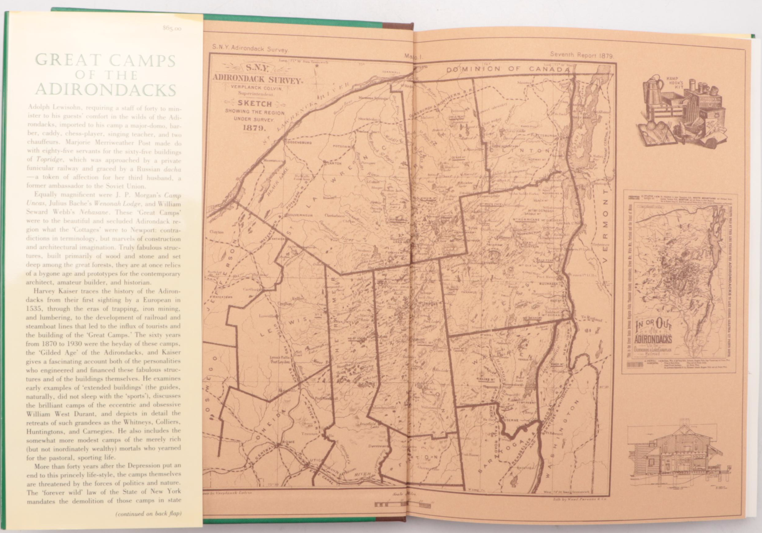 "Great Camps of the Adirondacks"  by Harvey H. Kaiser with More Books