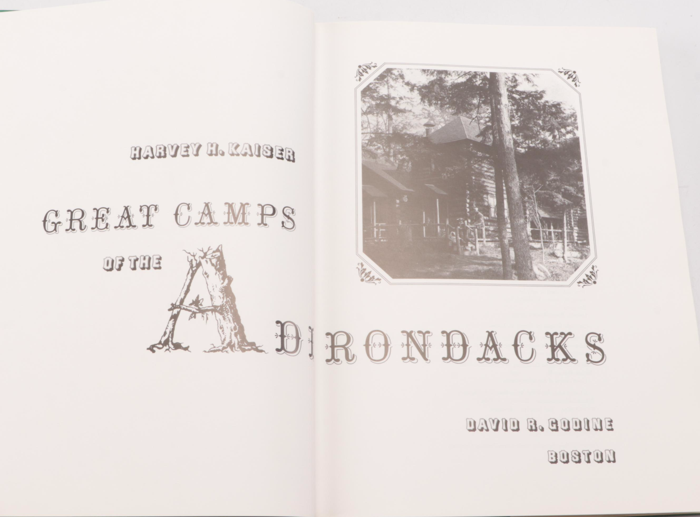 "Great Camps of the Adirondacks"  by Harvey H. Kaiser with More Books