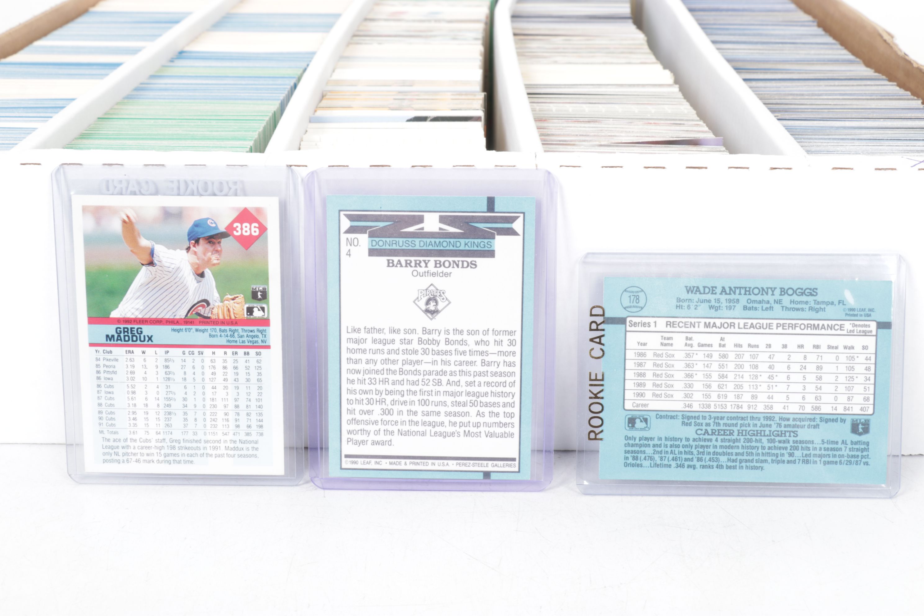 5,000 Mint Condition Topps, Donruss and Fleer Baseball Cards, 1986-1994