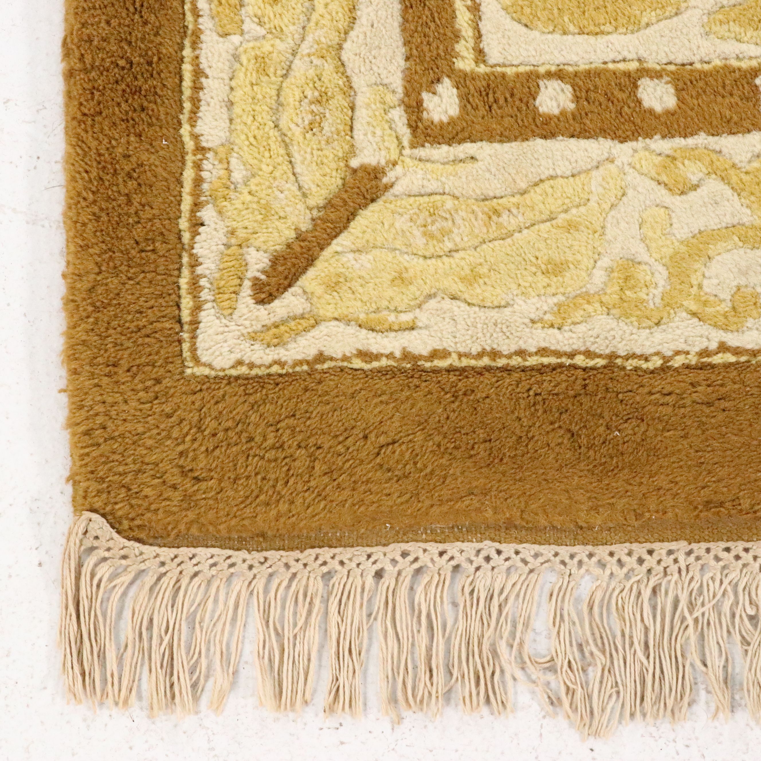 4'1 x 6'6 Hand-Knotted Indo-Chinese Area Rug