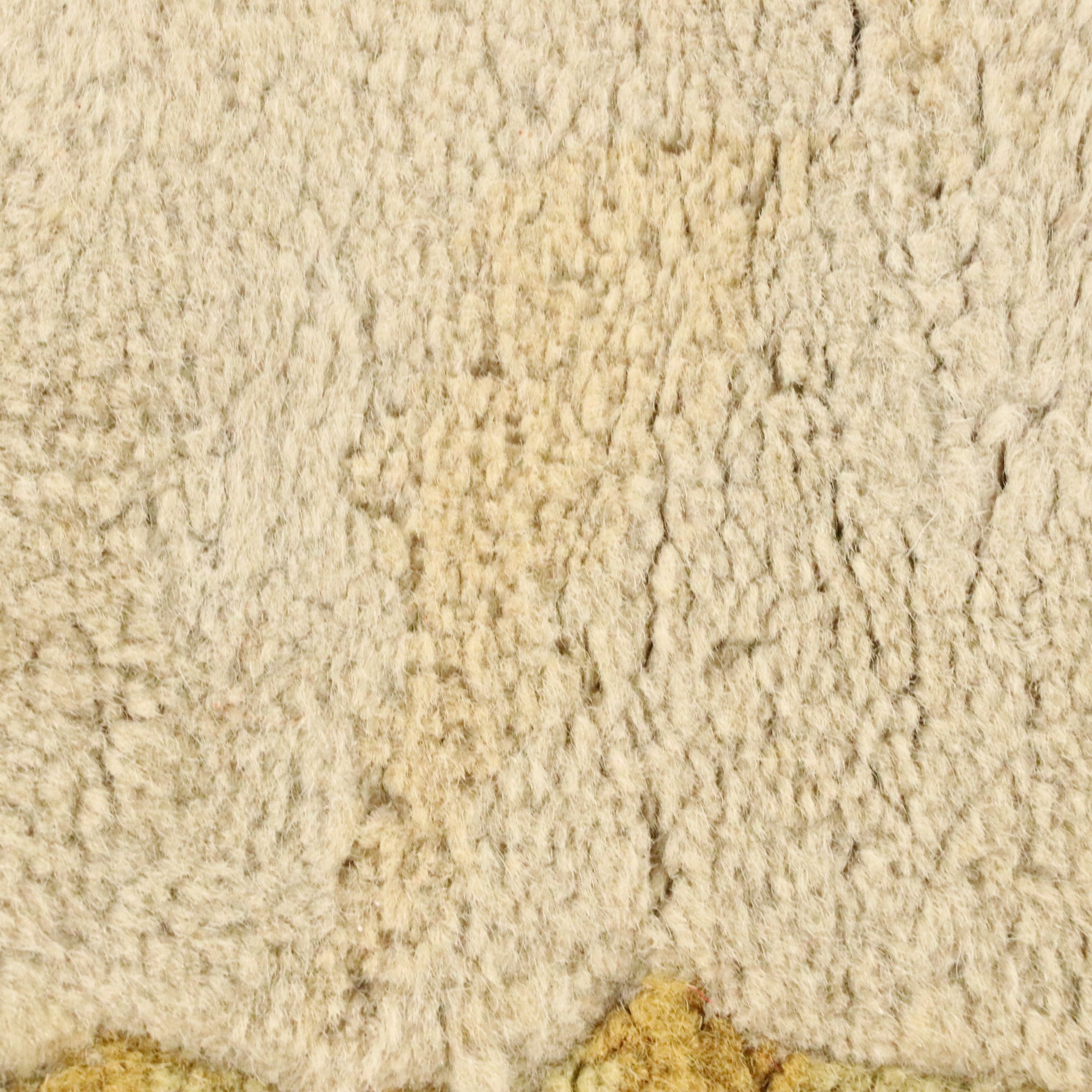 4'1 x 6'6 Hand-Knotted Indo-Chinese Area Rug