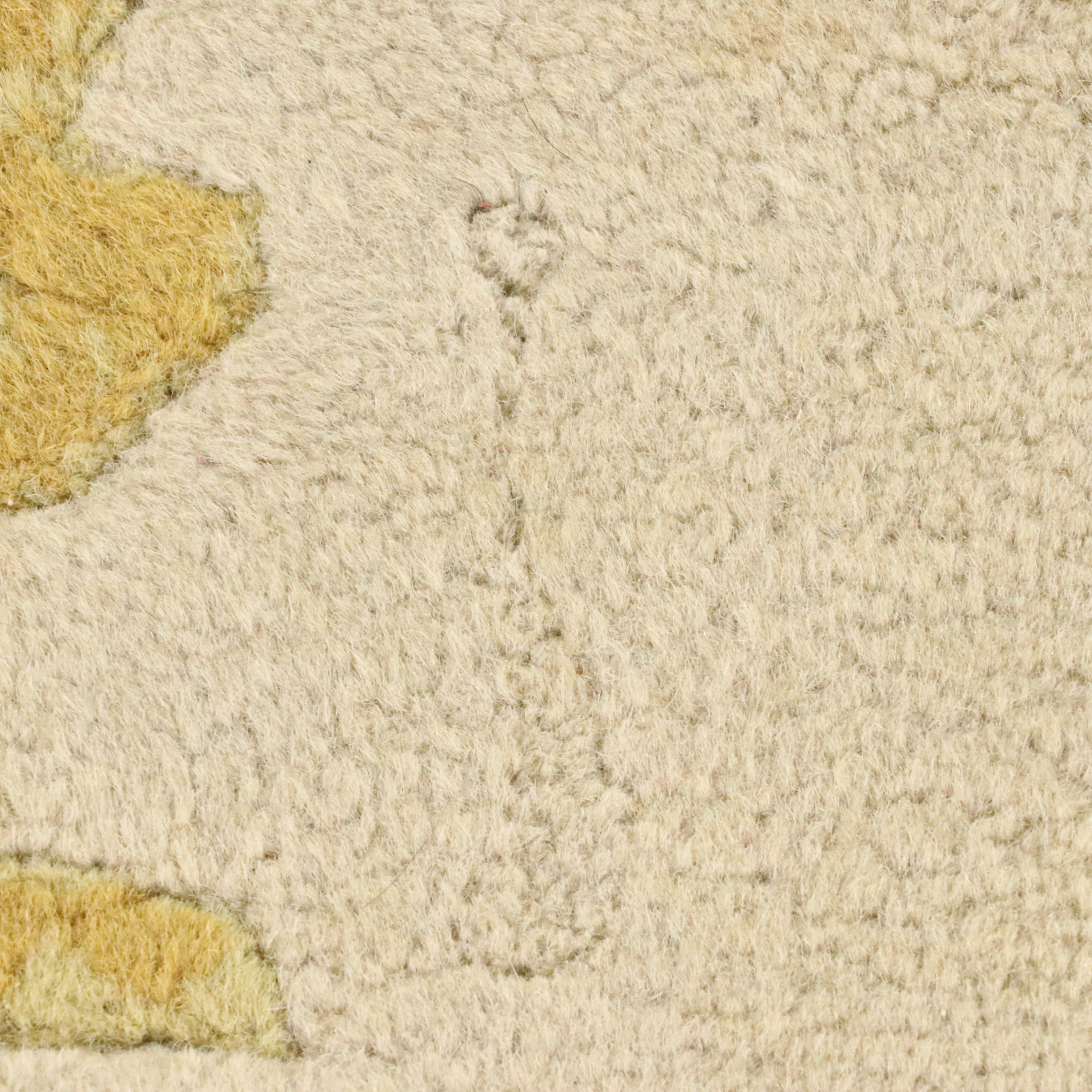 4'1 x 6'6 Hand-Knotted Indo-Chinese Area Rug