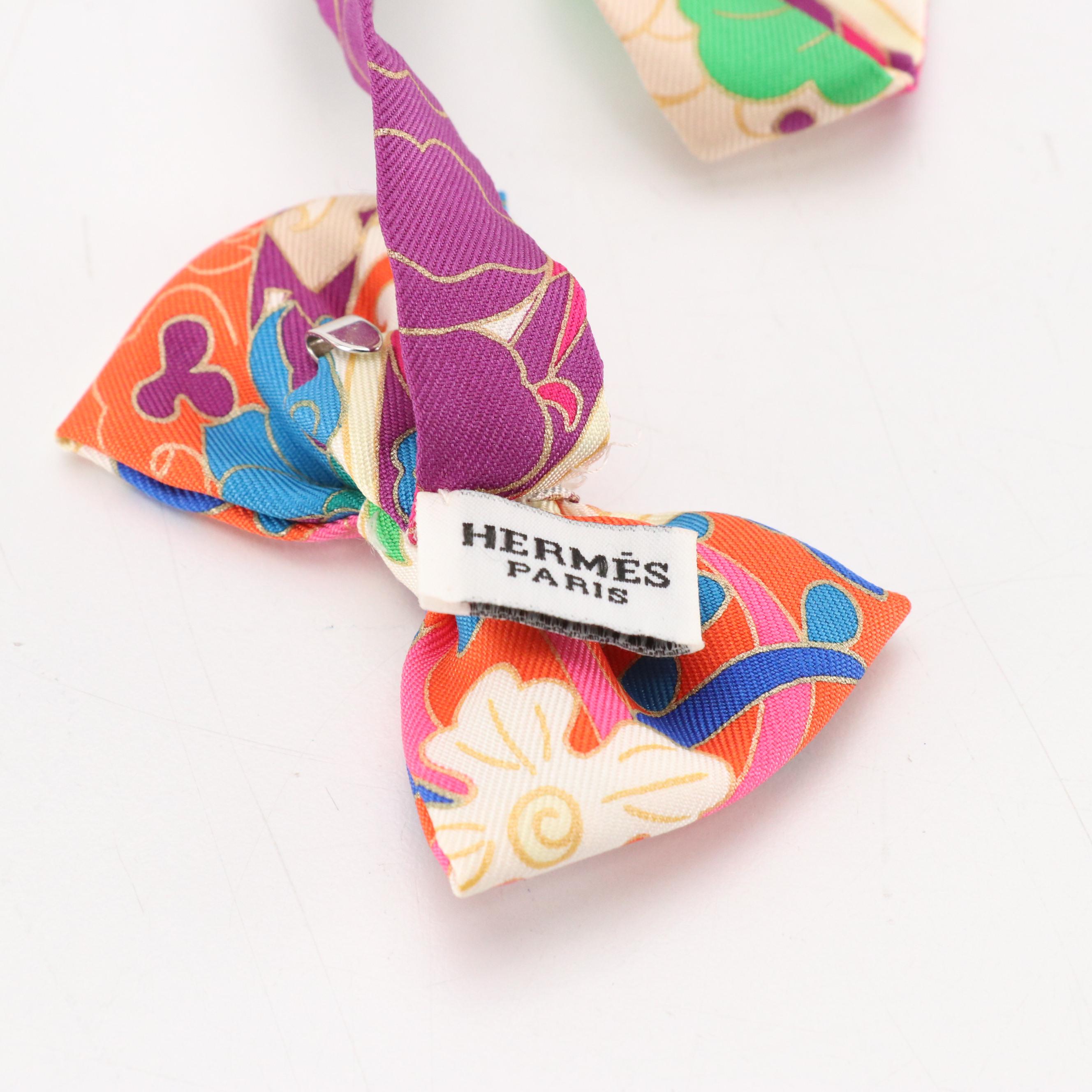 Hermès "Collections Impériales" Noeud Papillon in Silk Twill with Box