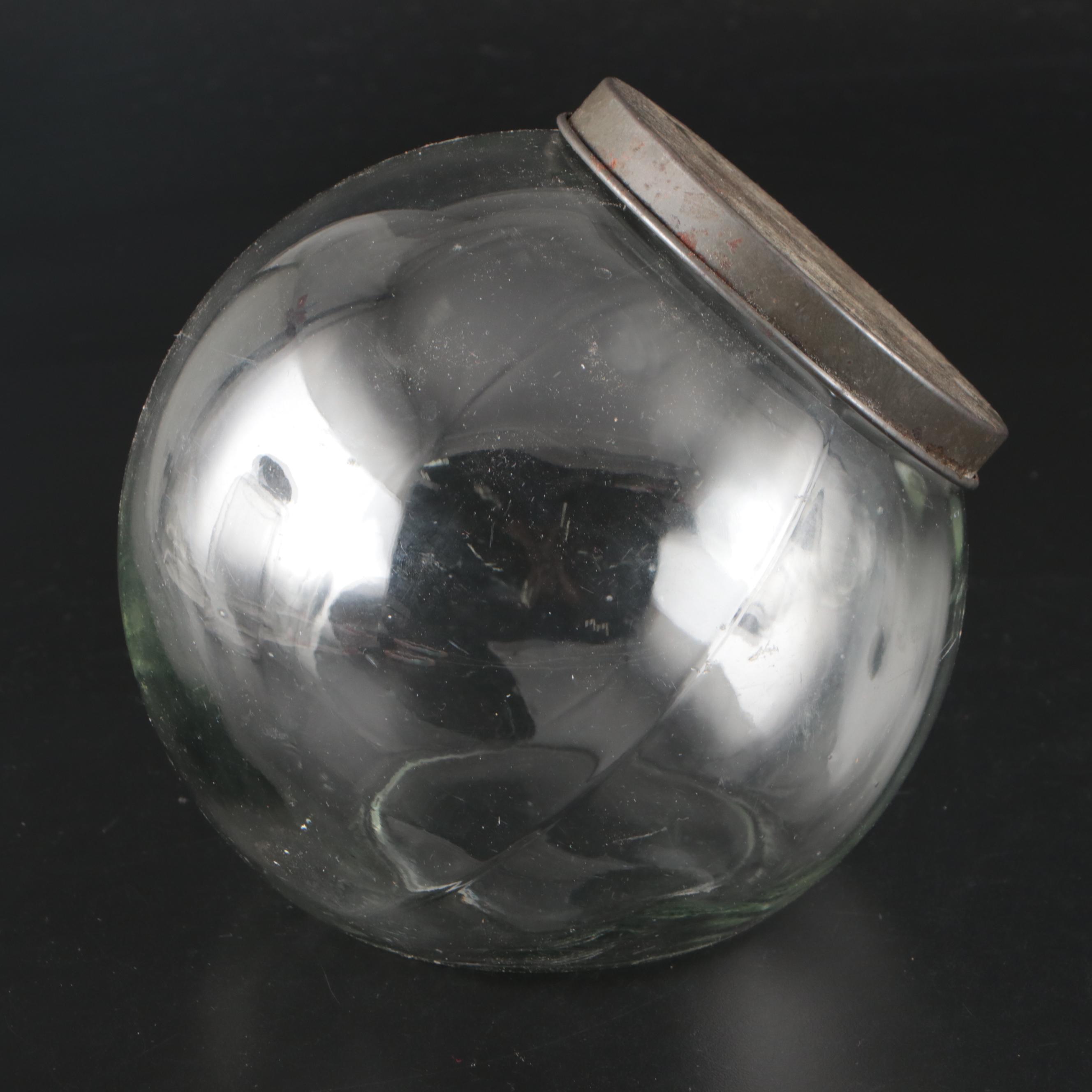 Anchor Hocking Orange Lid and Other Glass Canisters