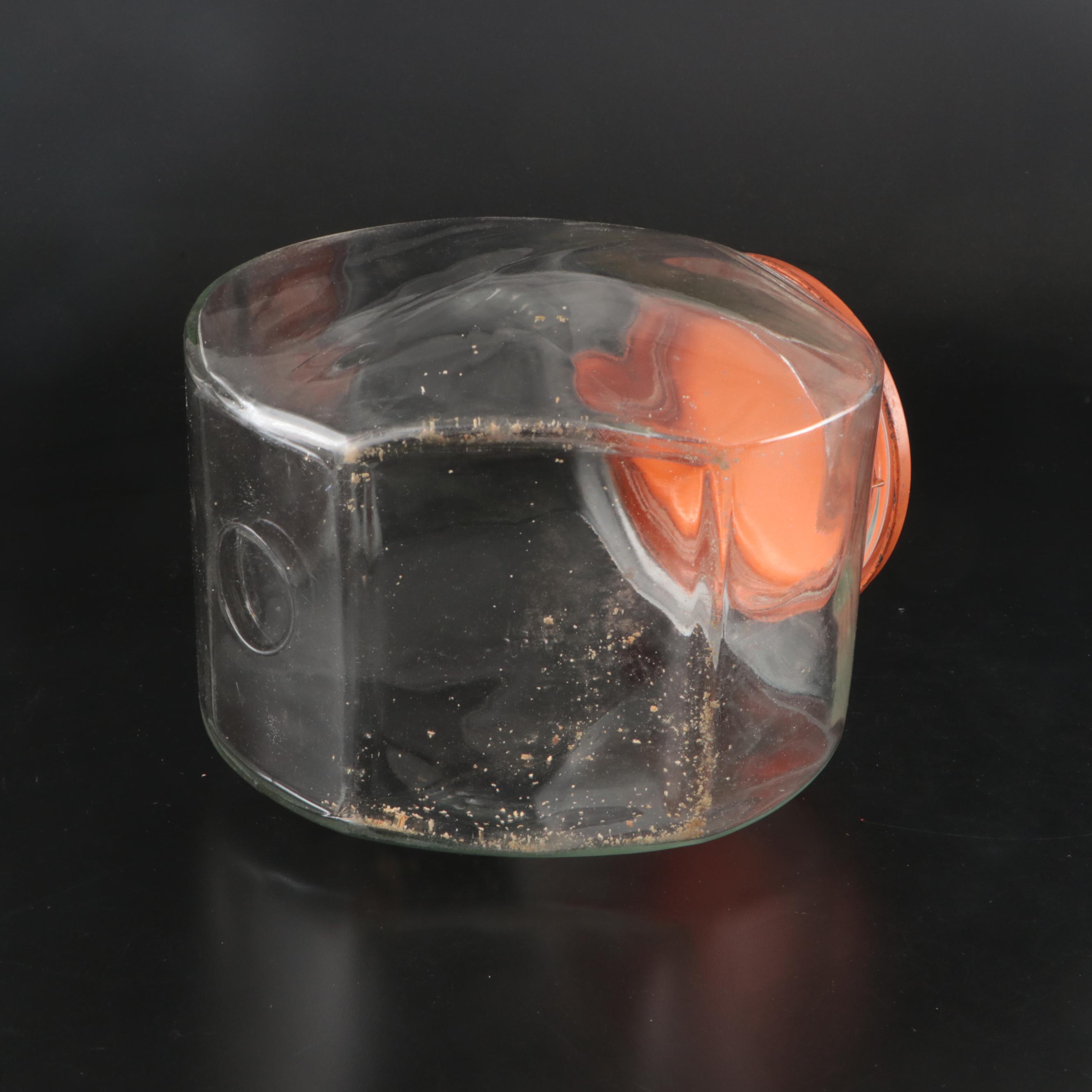 Anchor Hocking Orange Lid and Other Glass Canisters