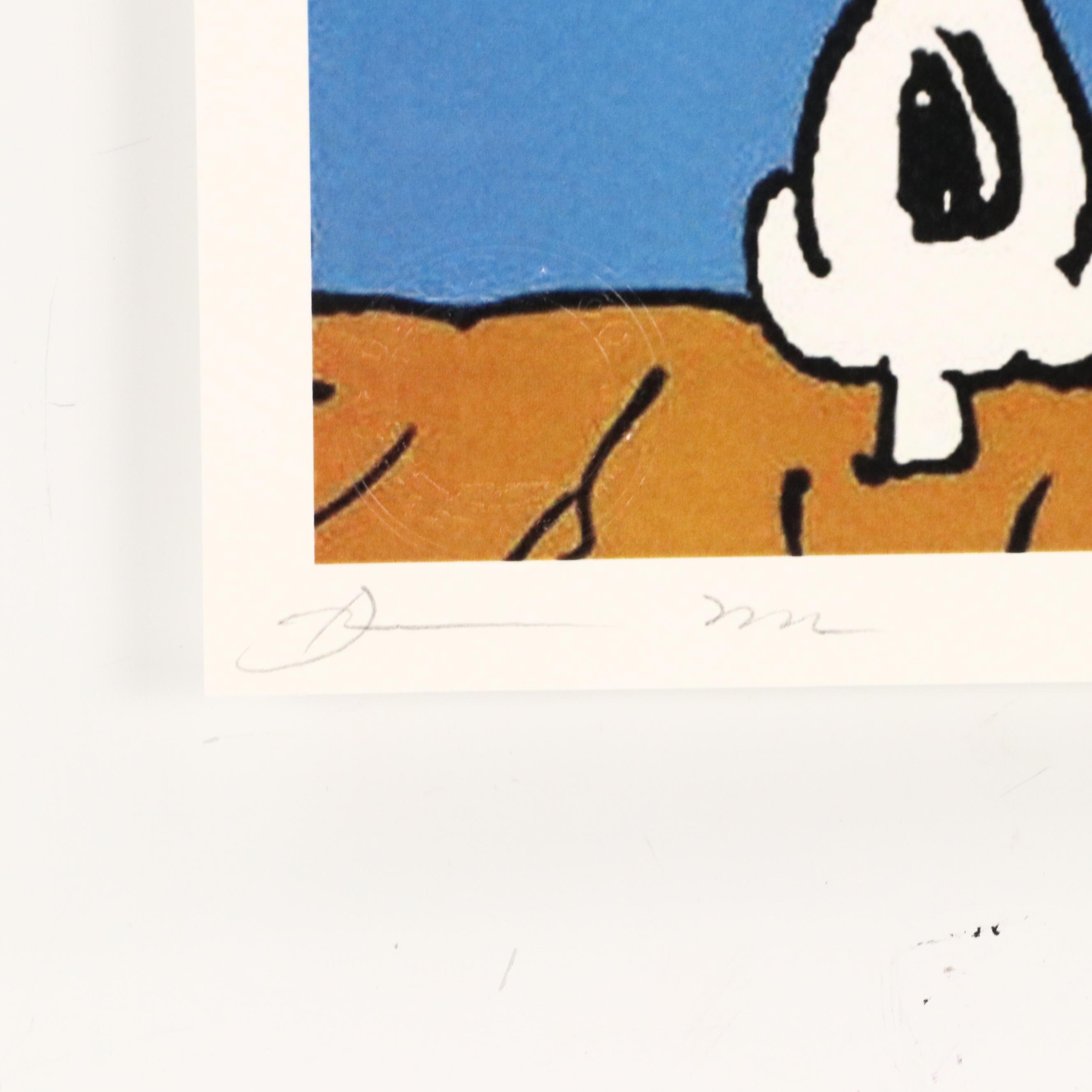 Death NYC Pop Art Digital Print with Charlie Brown x Tower Bridge, 2022