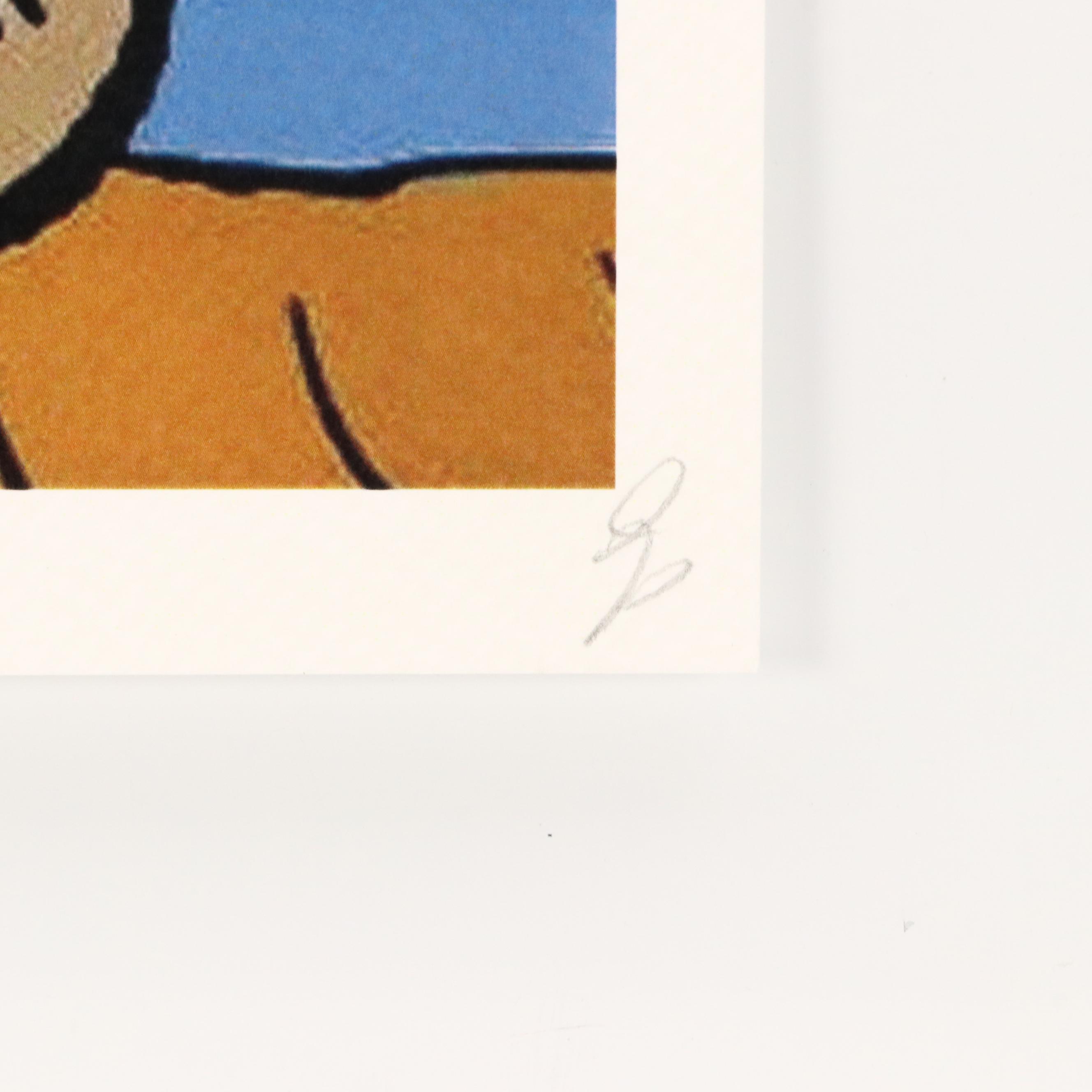 Death NYC Pop Art Digital Print with Charlie Brown x Tower Bridge, 2022