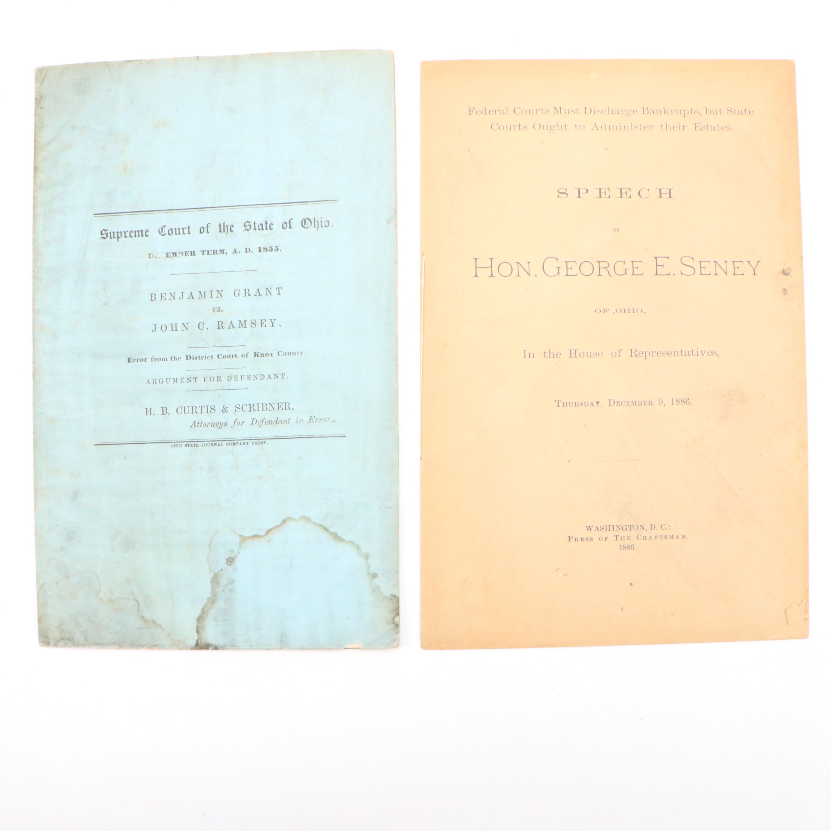 Civil War Era Soldier Ledger with Letters, Deeds and More Ephemera, 1852–1981