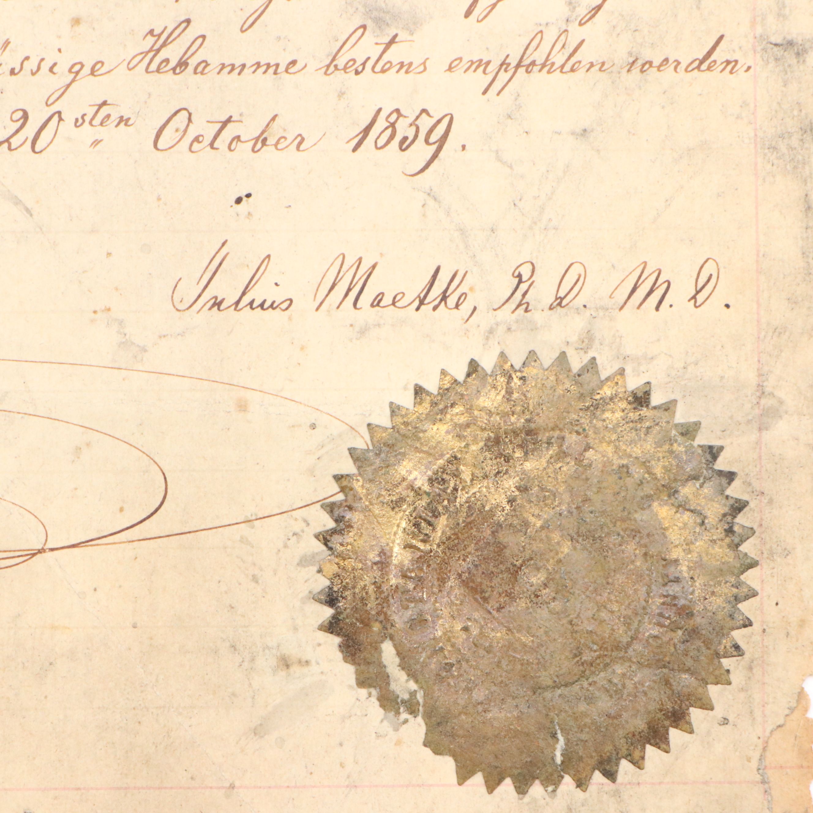 Civil War Era Soldier Ledger with Letters, Deeds and More Ephemera, 1852–1981